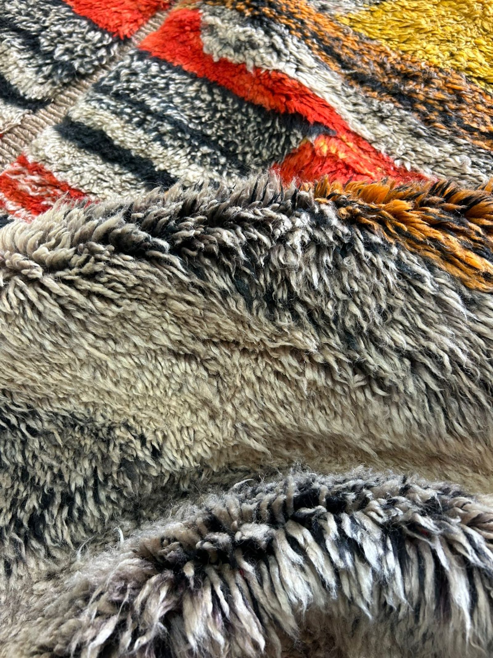 The Atlas Sunset — Vintage Mrirt Berber Rug — view 3