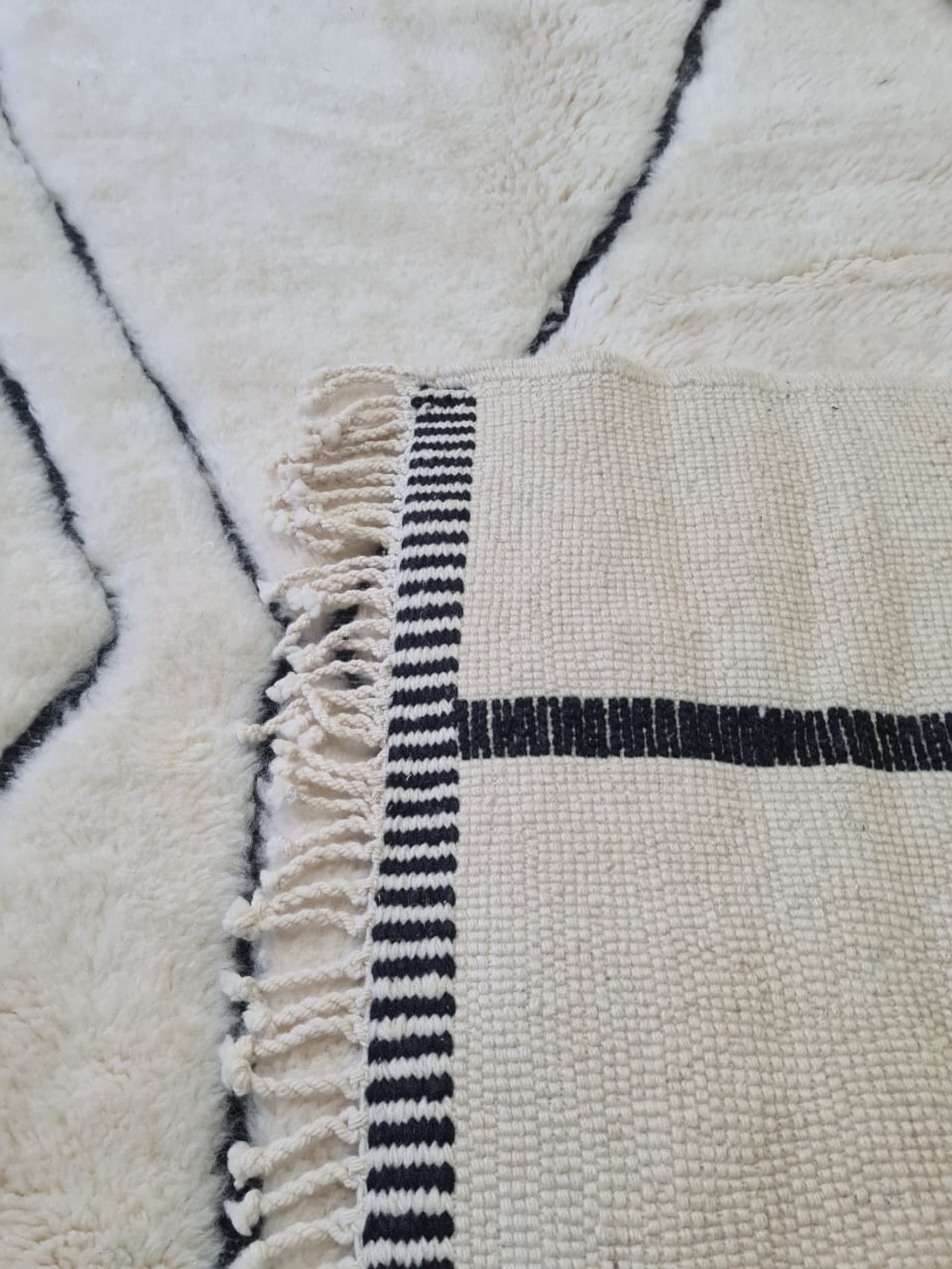 The Atlas River — Authentic Beni Mrirt Rug — view 7