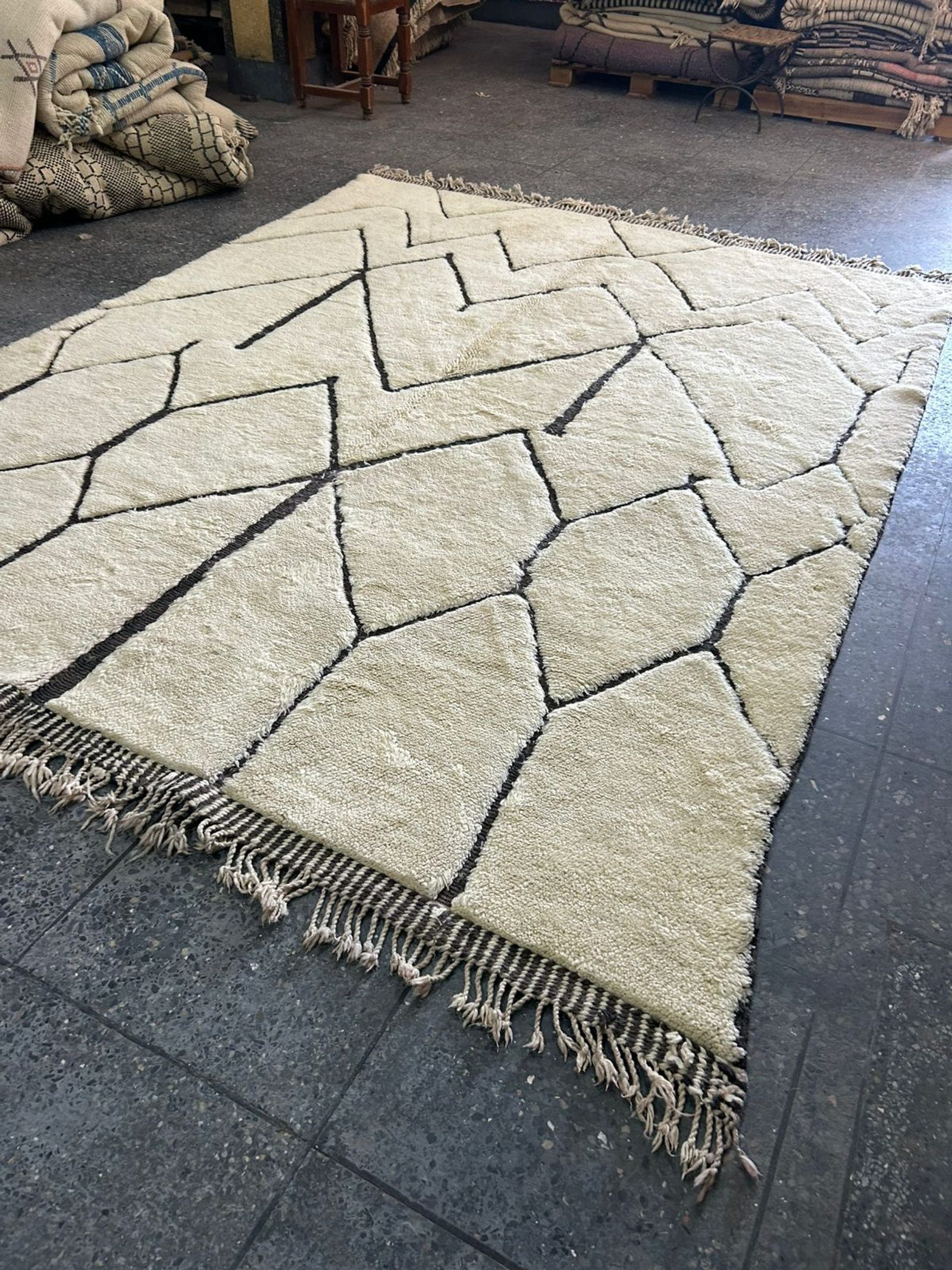 The Architect — Authentic Beni Ourain Rug — view 6
