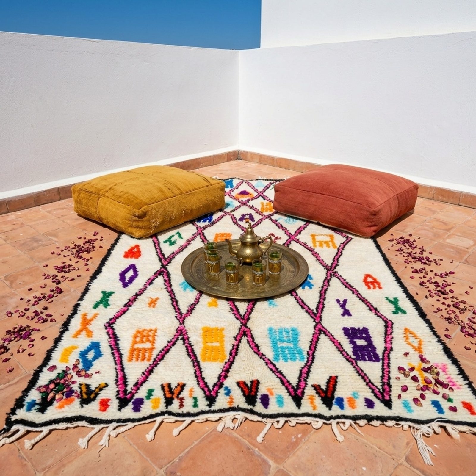 The Storyteller — Authentic Azilal Berber Rug — view 2