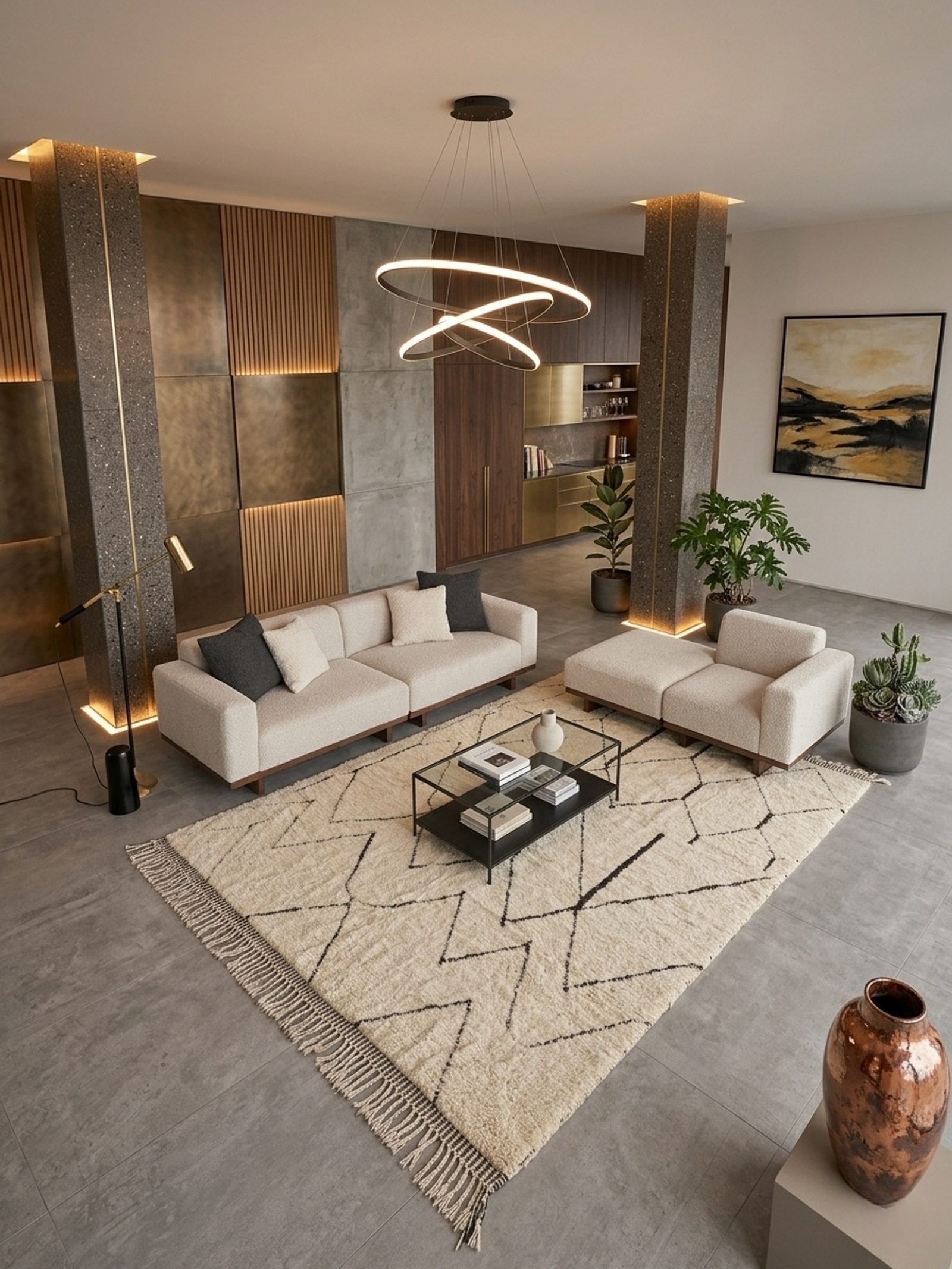 The Architect — Authentic Beni Ourain Rug — view 2