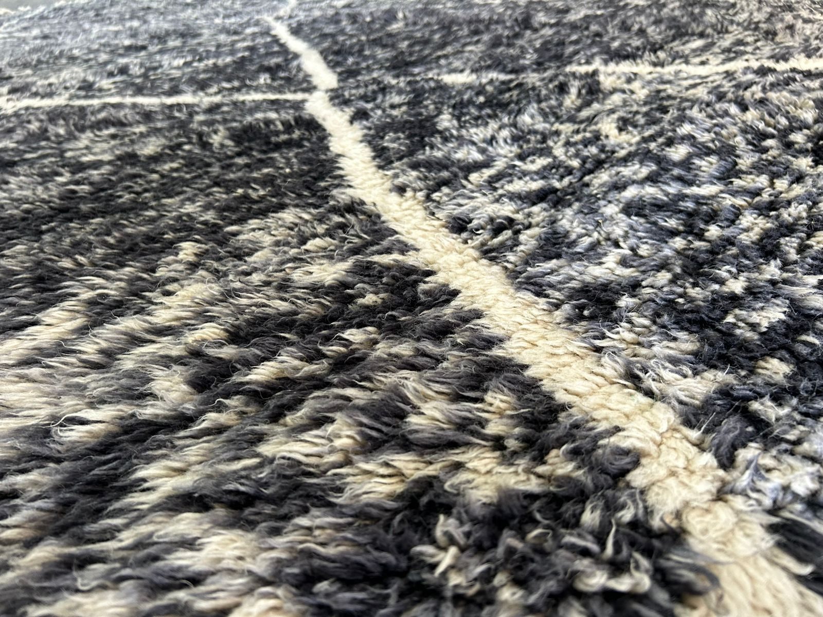 The Dark Atlas — Authentic Beni Ouarain Rug — view 3