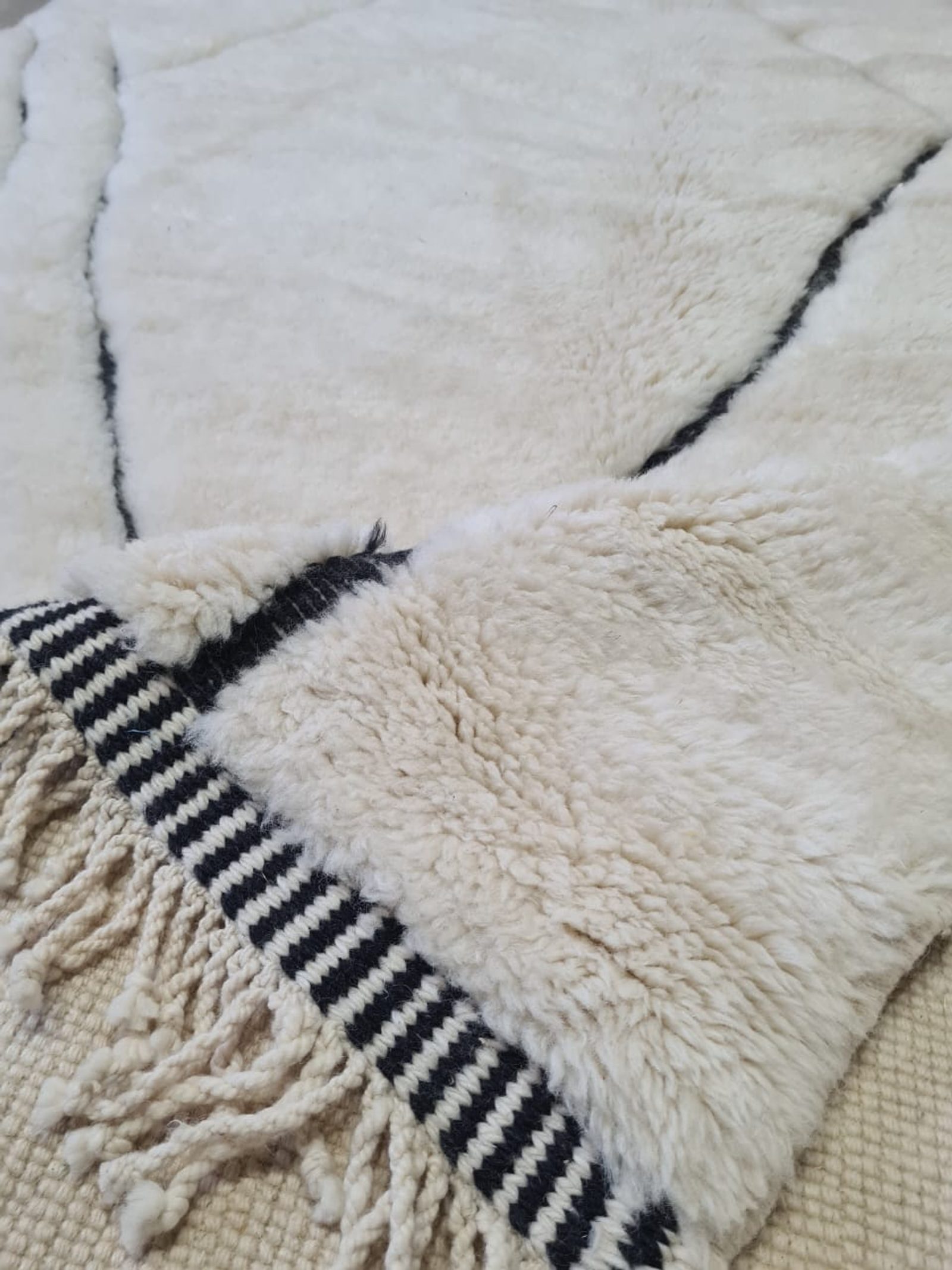 The Atlas River — Authentic Beni Mrirt Rug — view 4