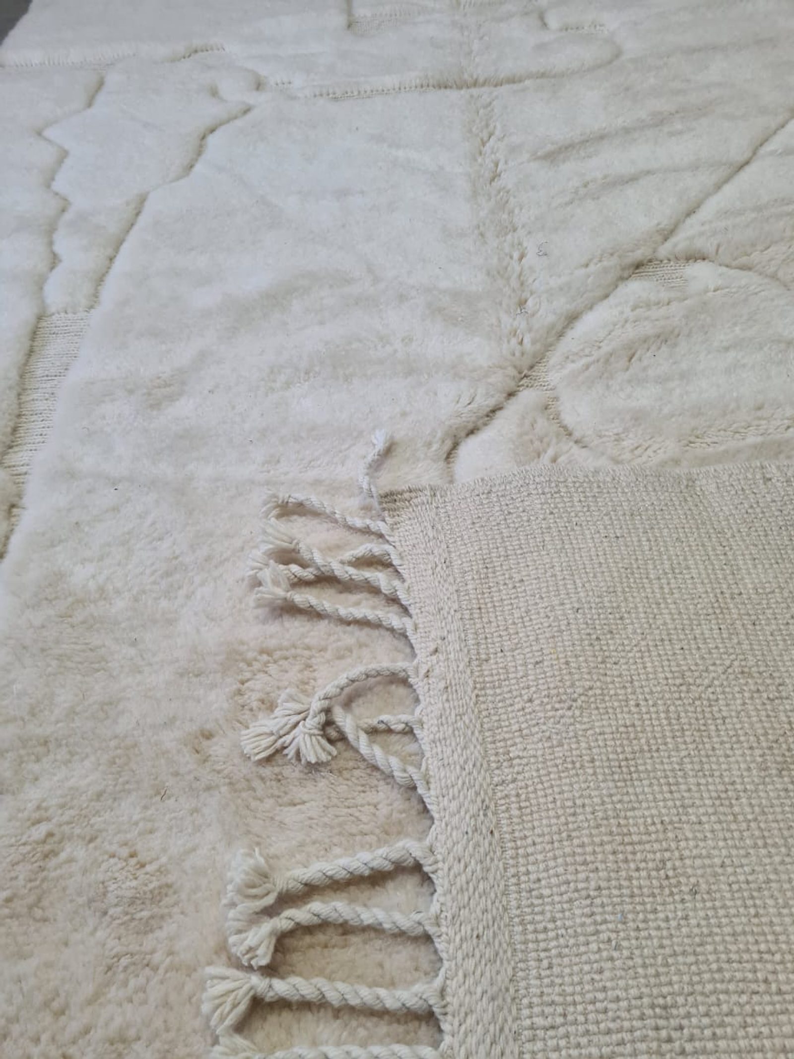 The Invisible Map — Authentic Moroccan Mrirt Rug — view 5