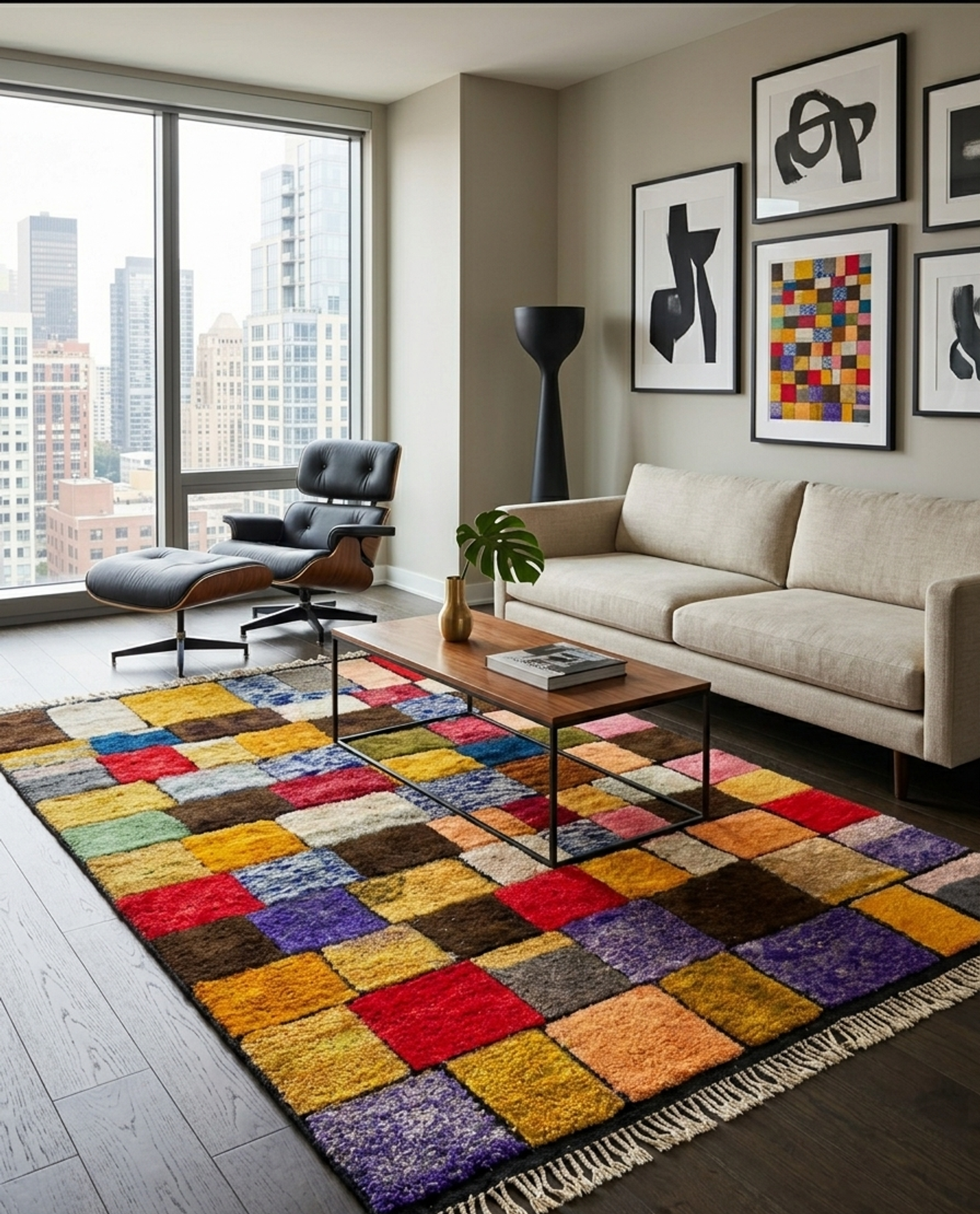 The Color Manifesto — Authentic Moroccan Berber Rug — view 1