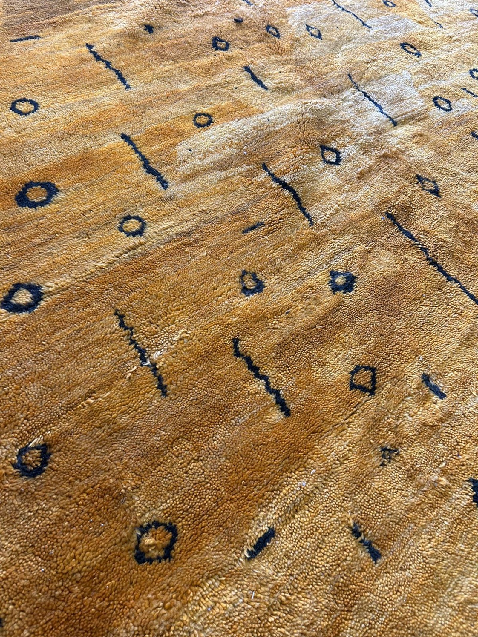 The Golden Atlas — Authentic Mrirt Berber Rug — view 4