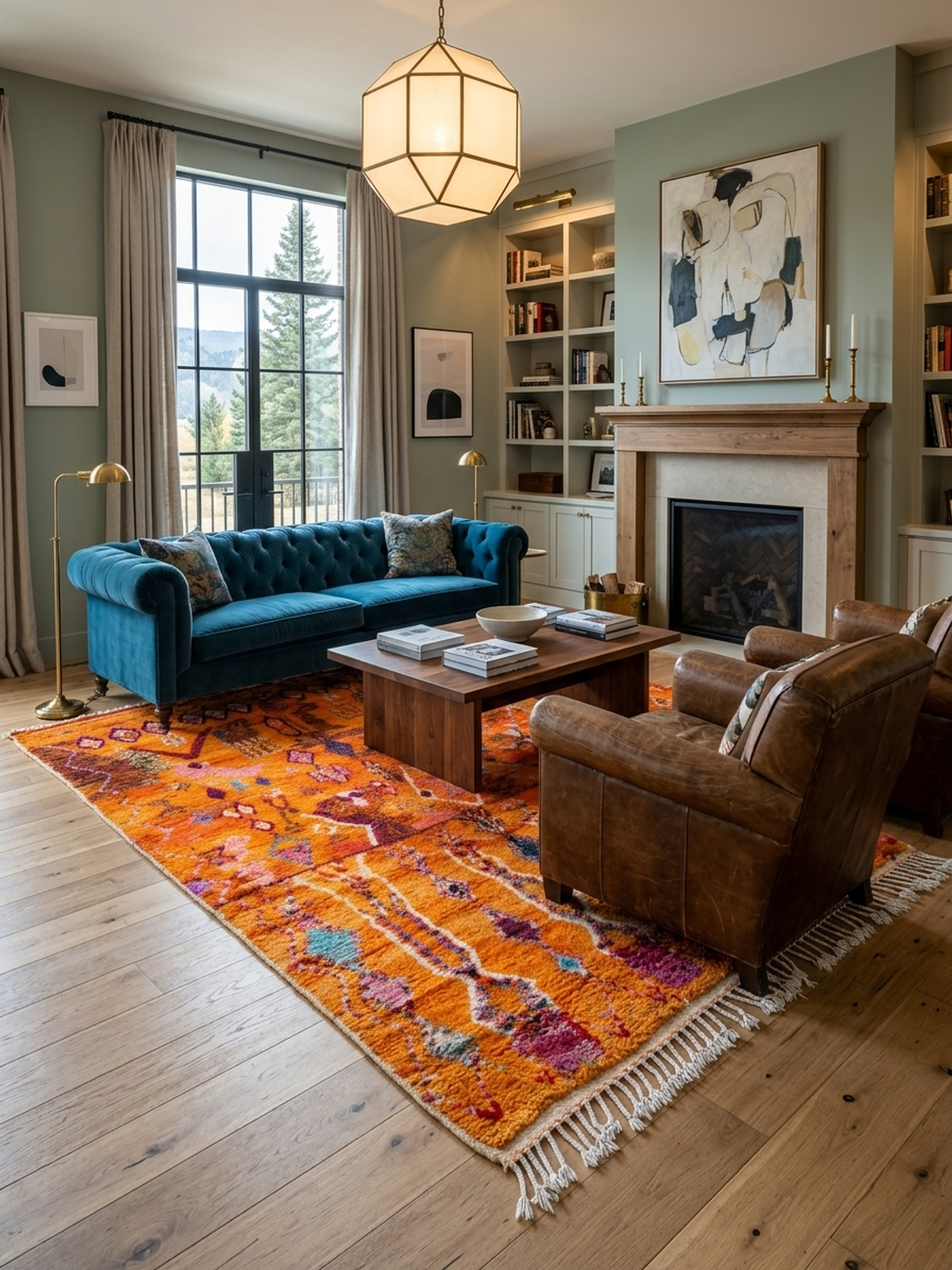 The Oracle — Vintage Boujad Berber Rug — view 2