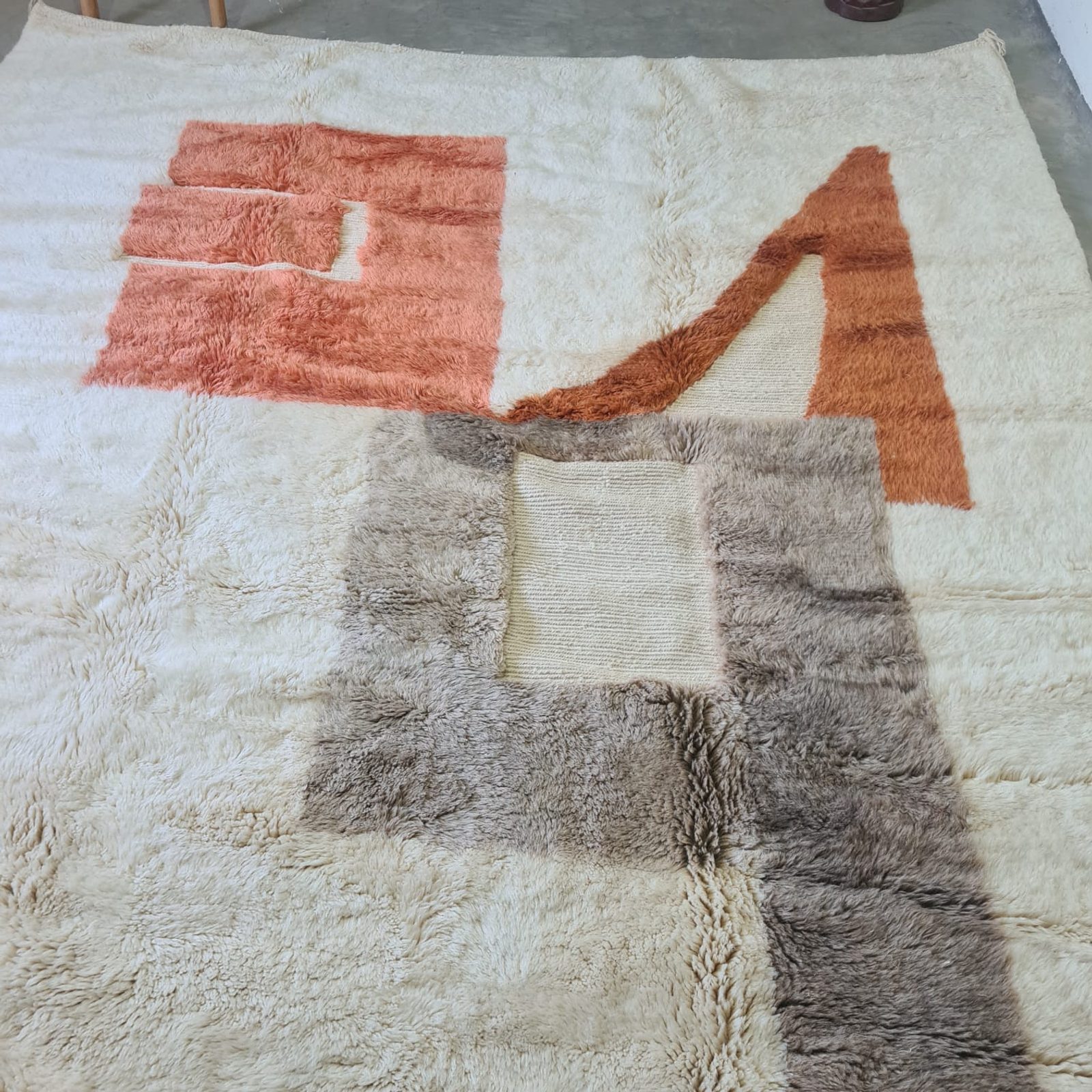 The Silent Geometry — Authentic Mrirt Rug — view 3