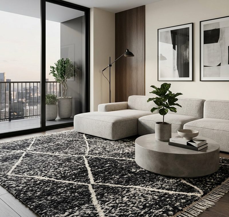 The Dark Atlas — Authentic Beni Ouarain Rug