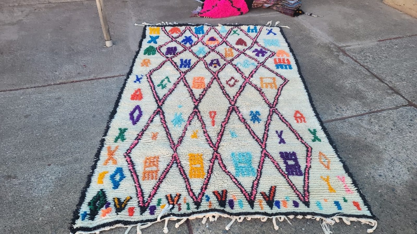 The Storyteller — Authentic Azilal Berber Rug — view 4