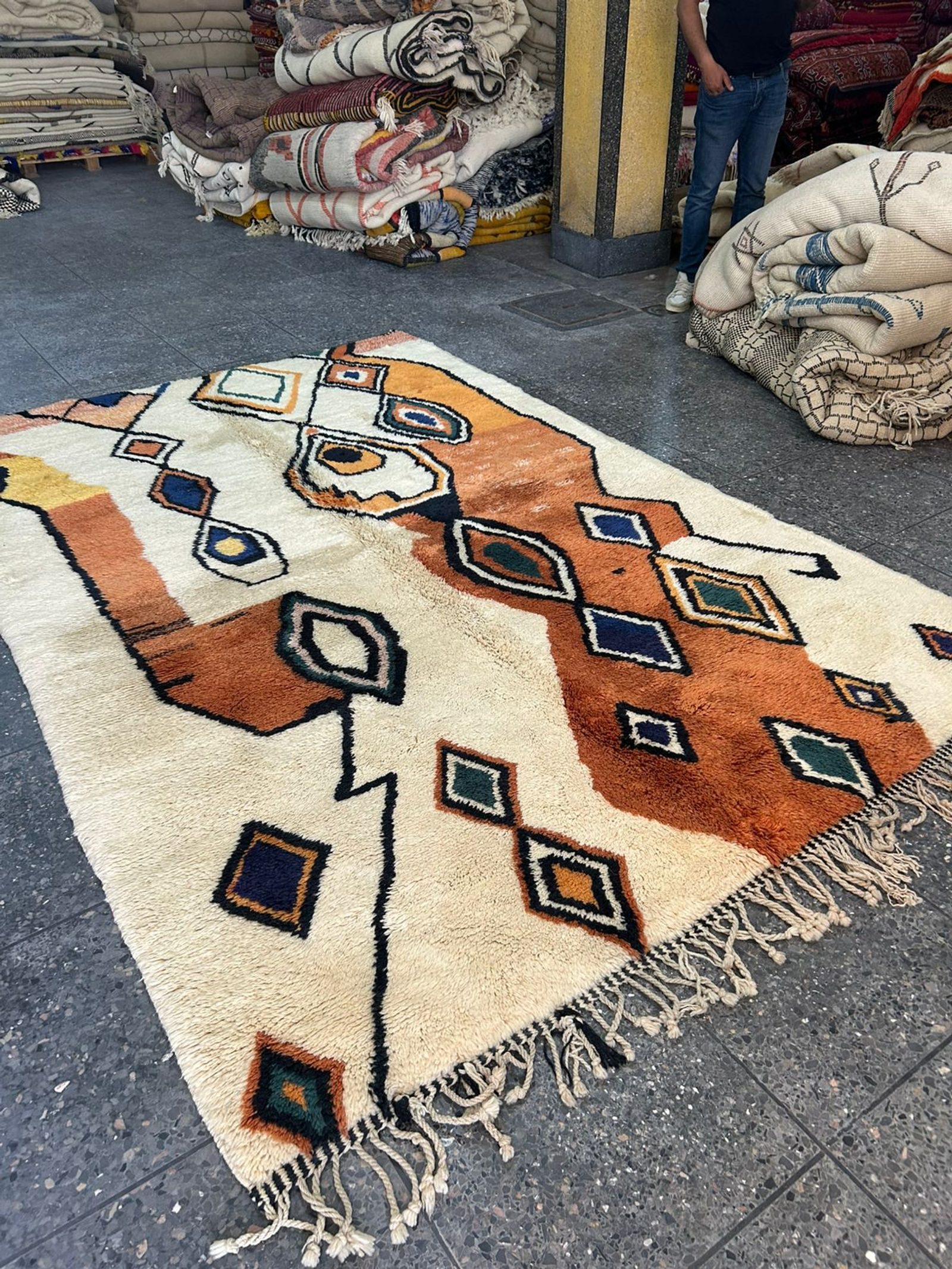 The Mountain Spirit — Authentic Azilal Berber Rug — view 5