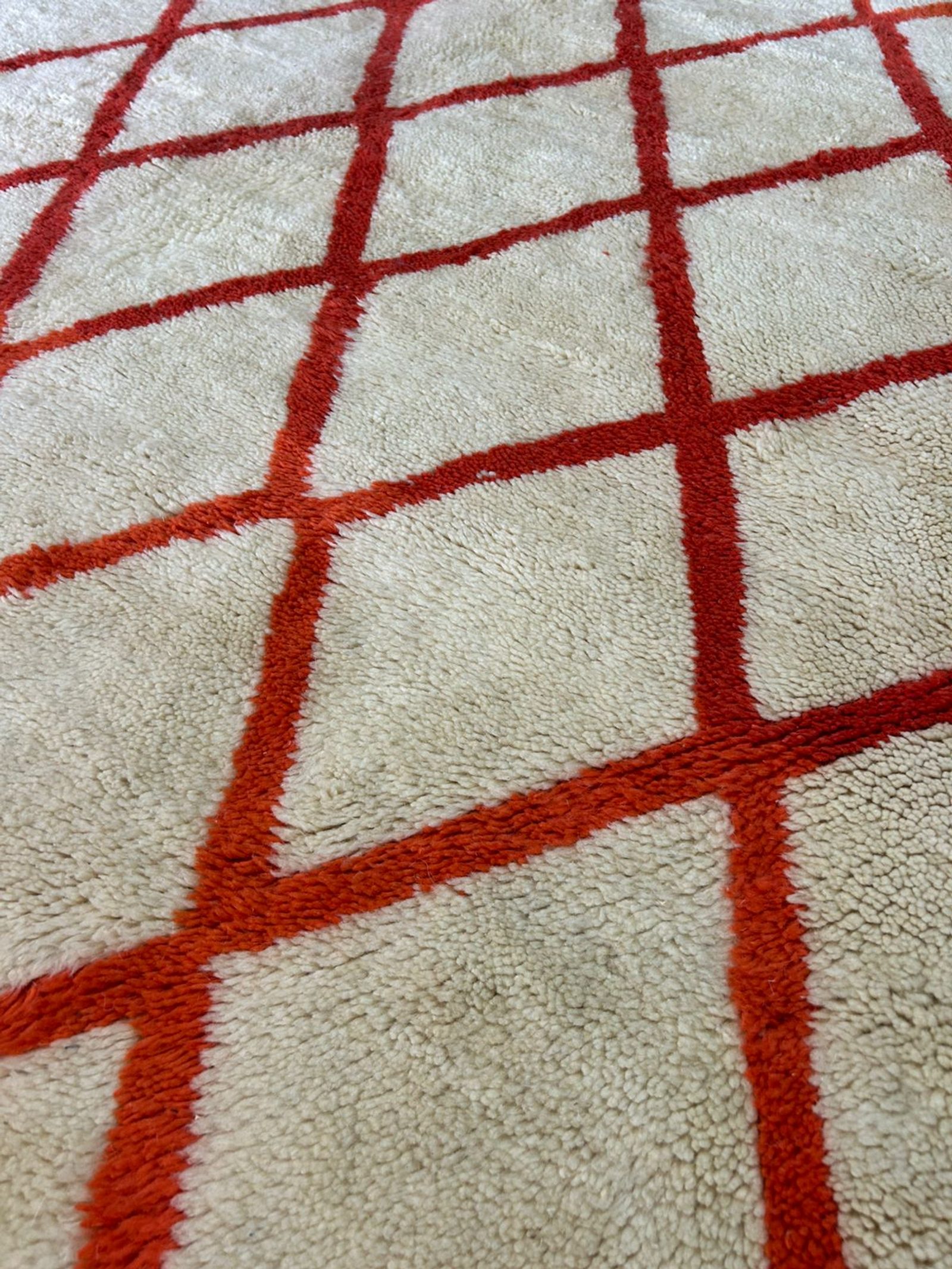 The Terracotta Lines — Authentic Beni Ouarain Rug — view 4
