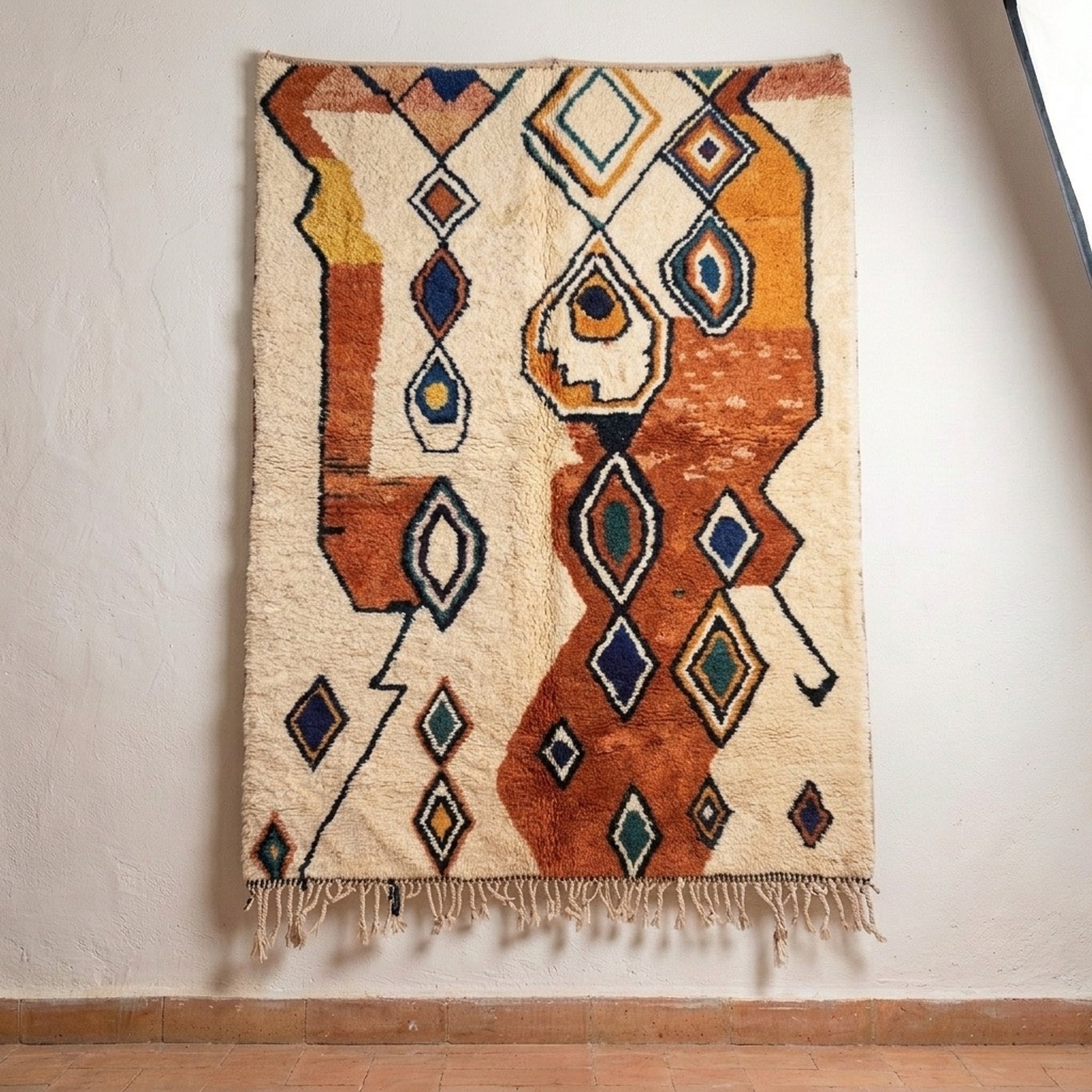AZILAL — Handwoven Moroccan rug texture and pattern
