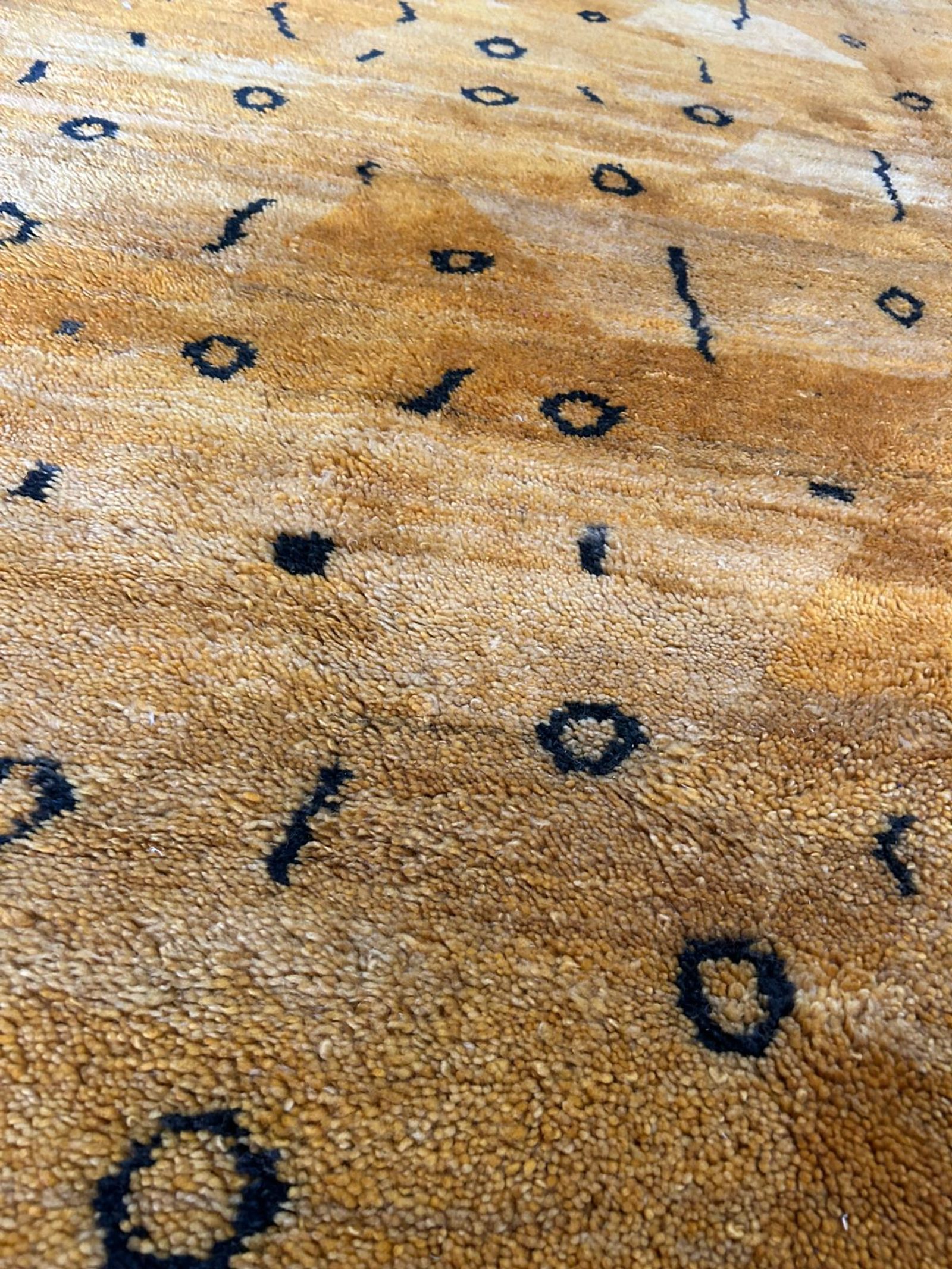 The Golden Atlas — Authentic Mrirt Berber Rug — view 3