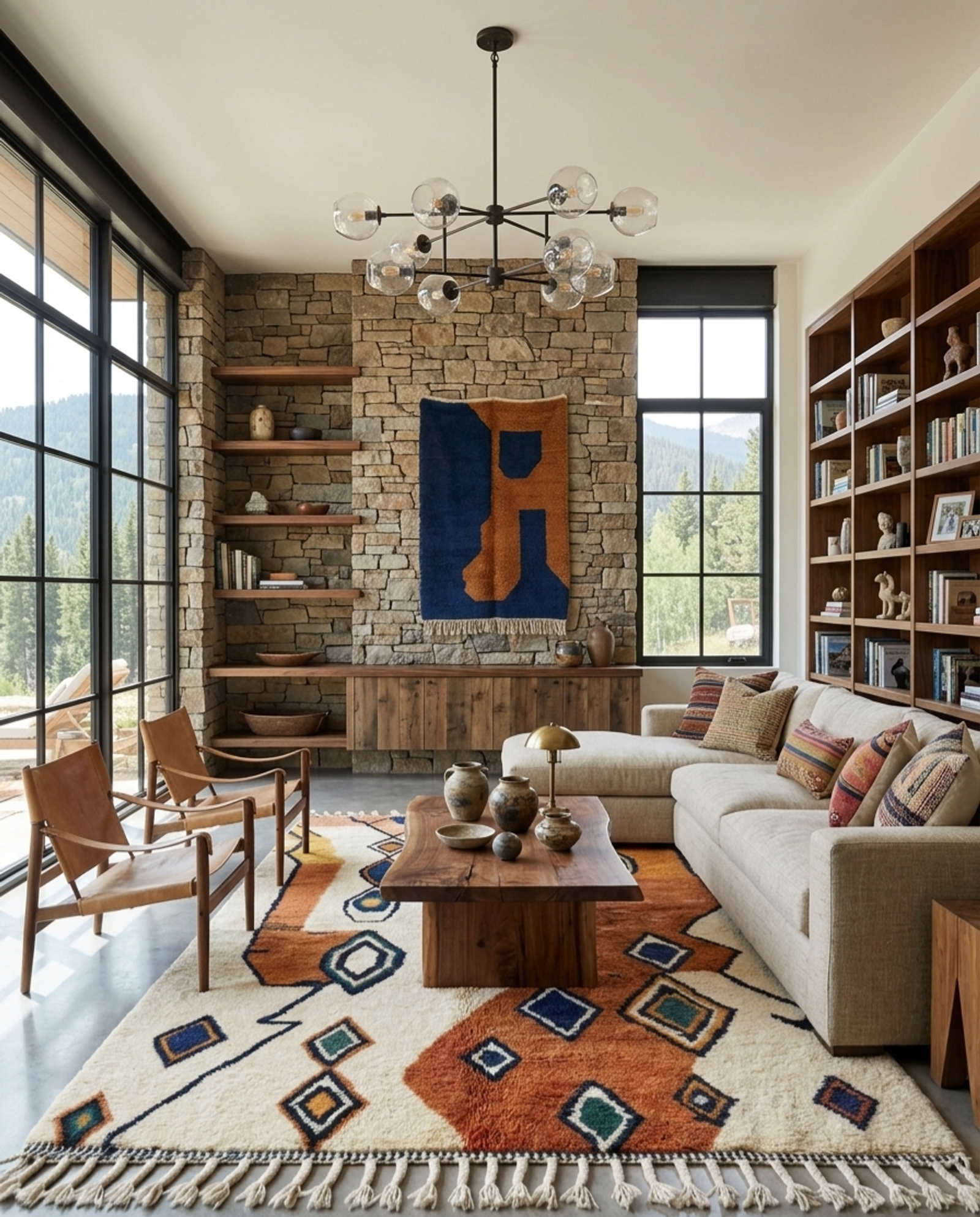 The Mountain Spirit — Authentic Azilal Berber Rug — view 1