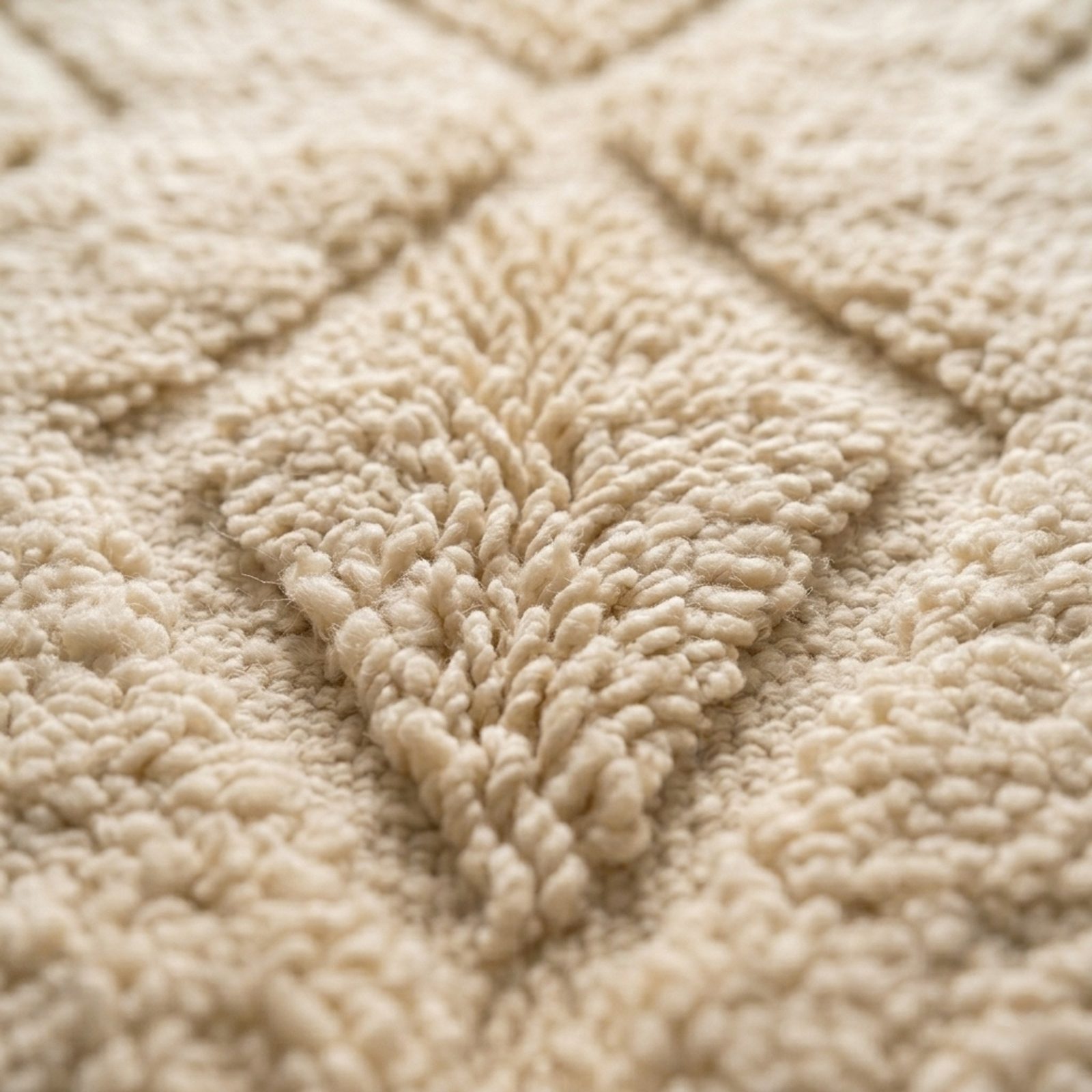 The Ghost Diamond — Authentic Moroccan Mrirt Rug — view 3