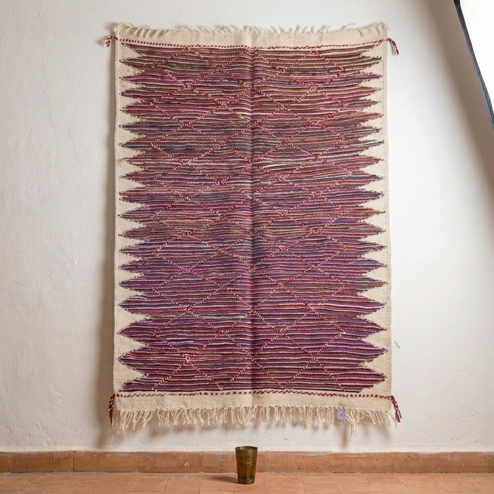 The Lightning Field — Authentic Moroccan Kilim — view 3