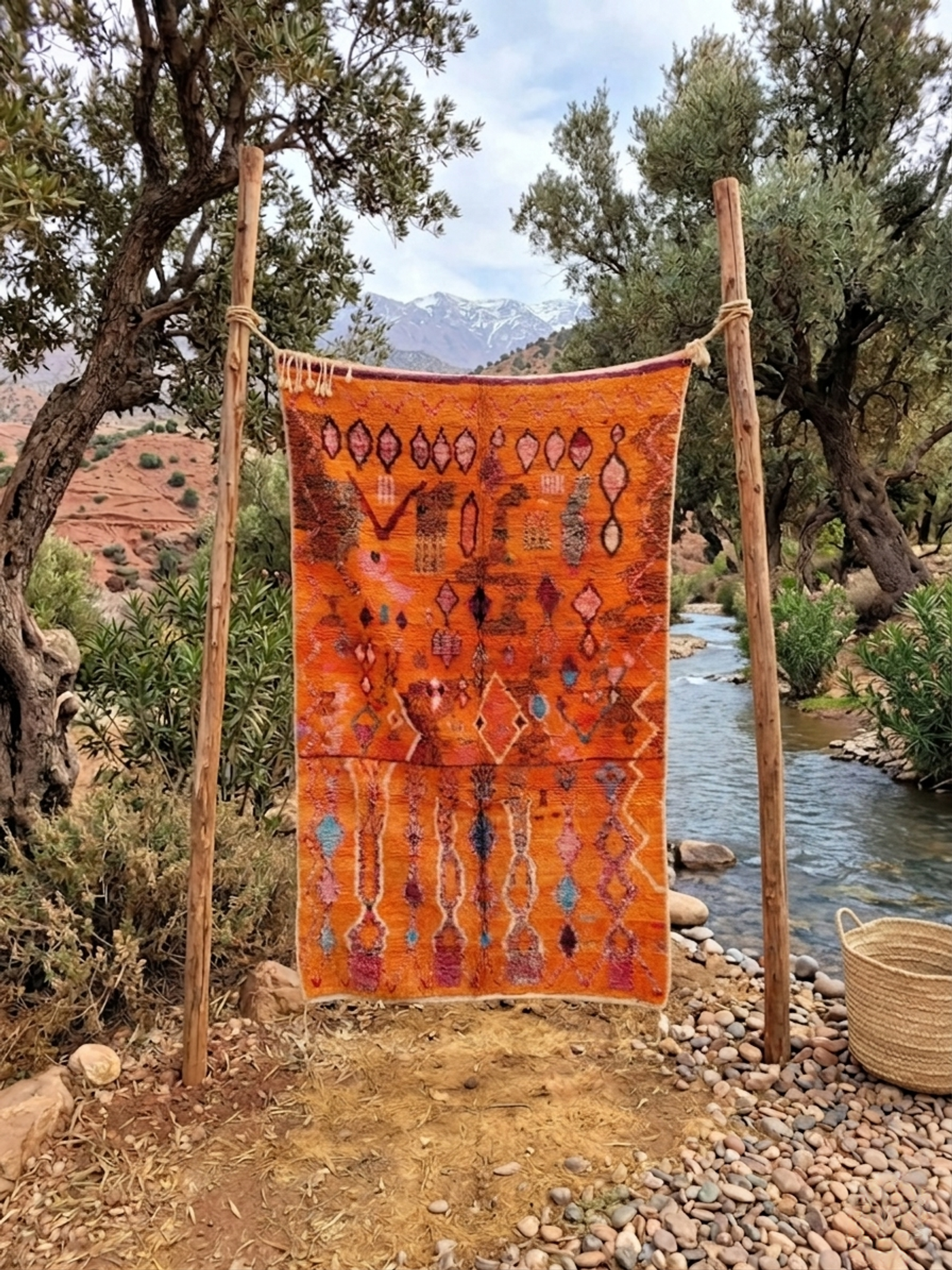 The Oracle — Vintage Boujad Berber Rug — view 3