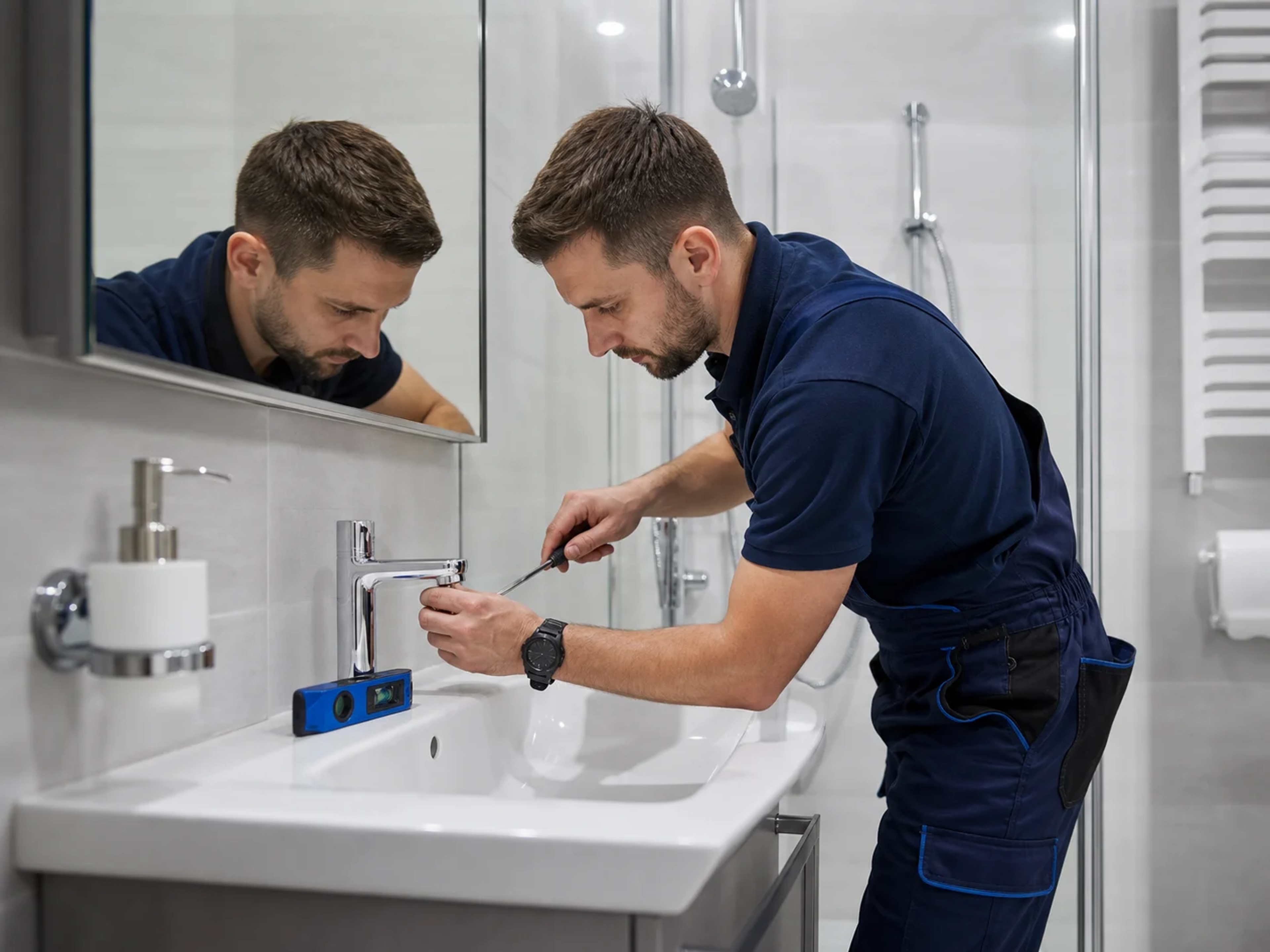 Montaža kupaonske slavine i sanitarne galanterije