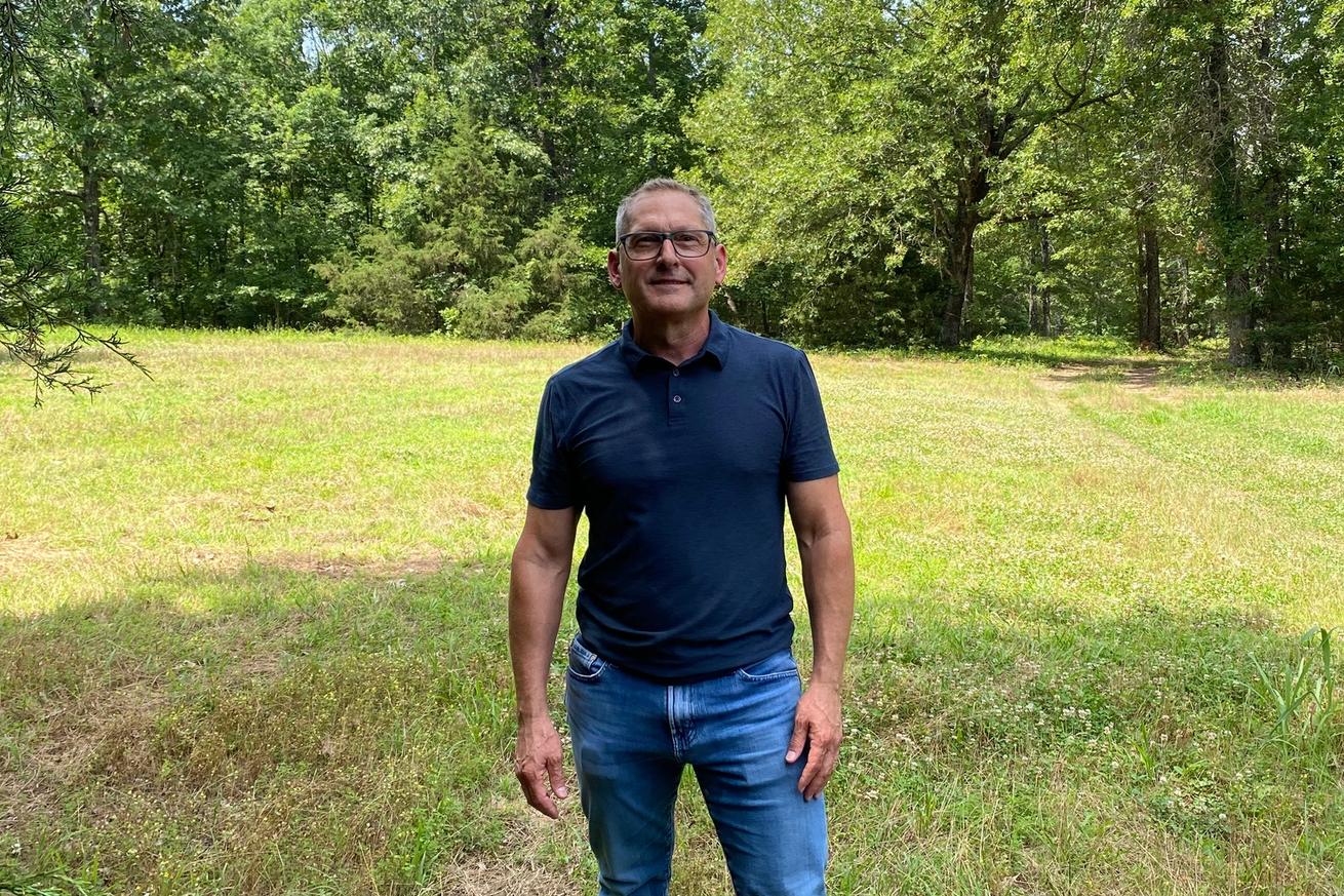 Scot on location in Fulton County, Arkansas
