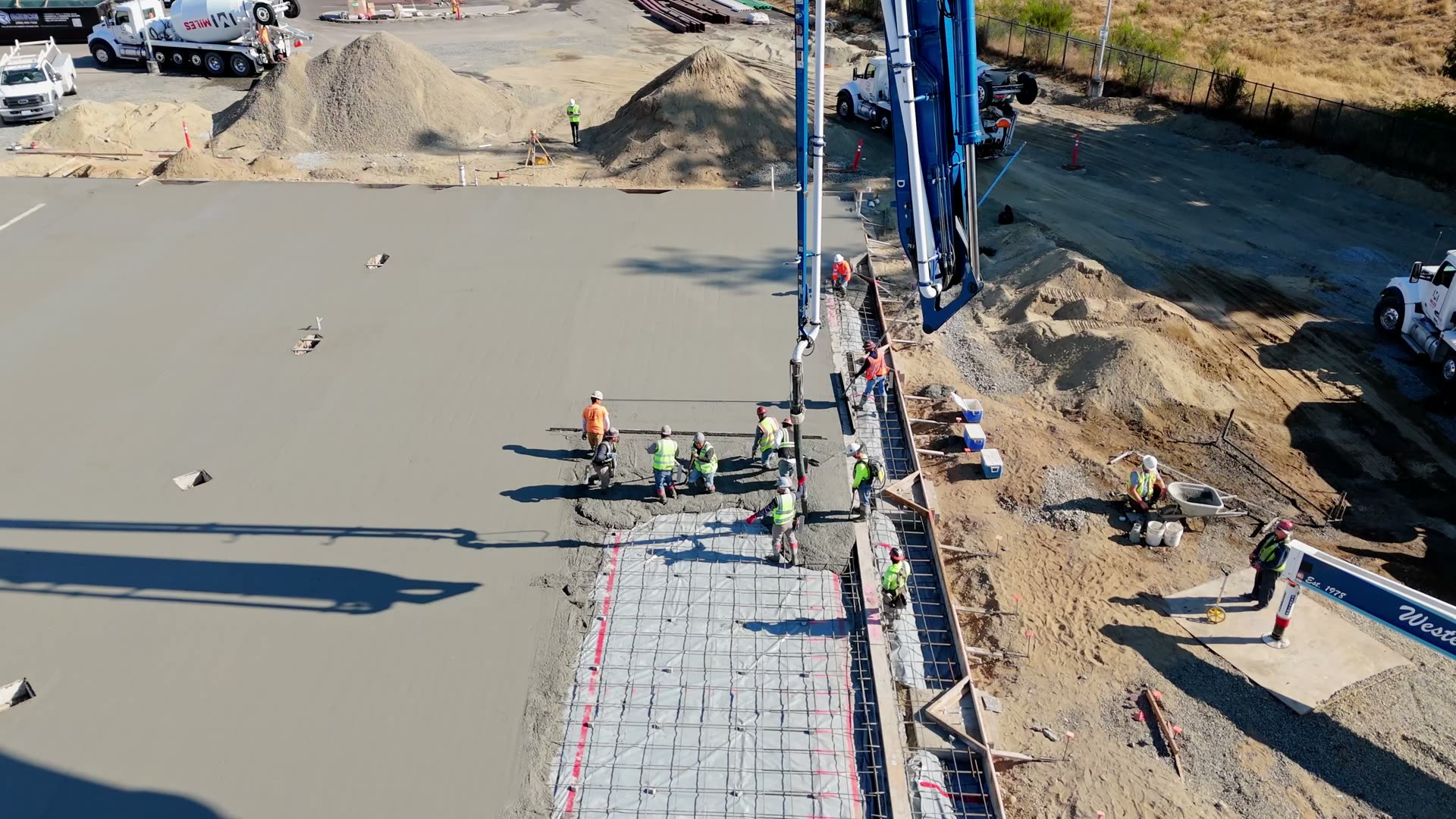 Completed project office used for construction coordination