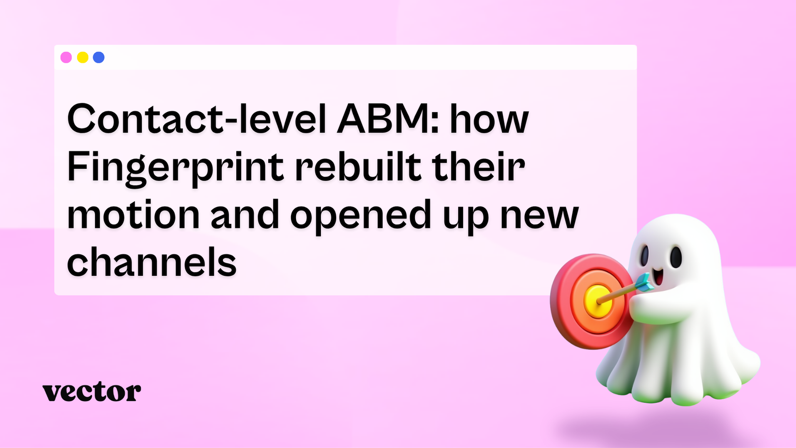 Contact-level ABM: how Fingerprint rebuilt their motion and opened up new channels