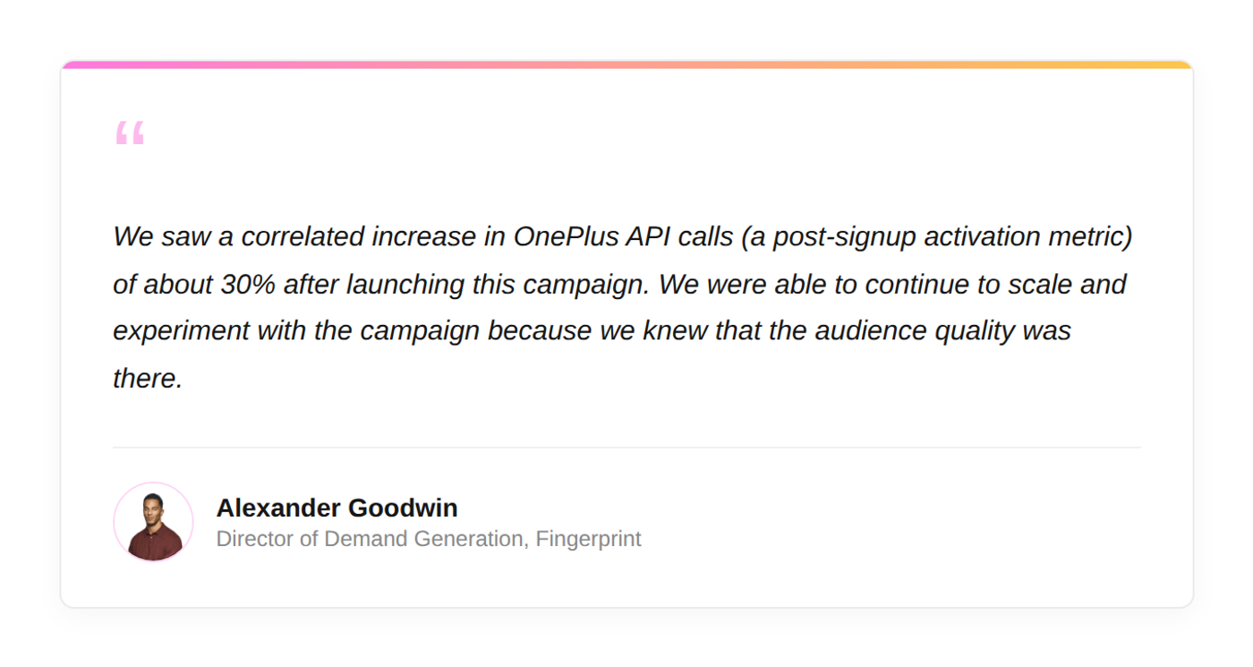 Contact-level ABM: how Fingerprint rebuilt their motion and opened up new channels