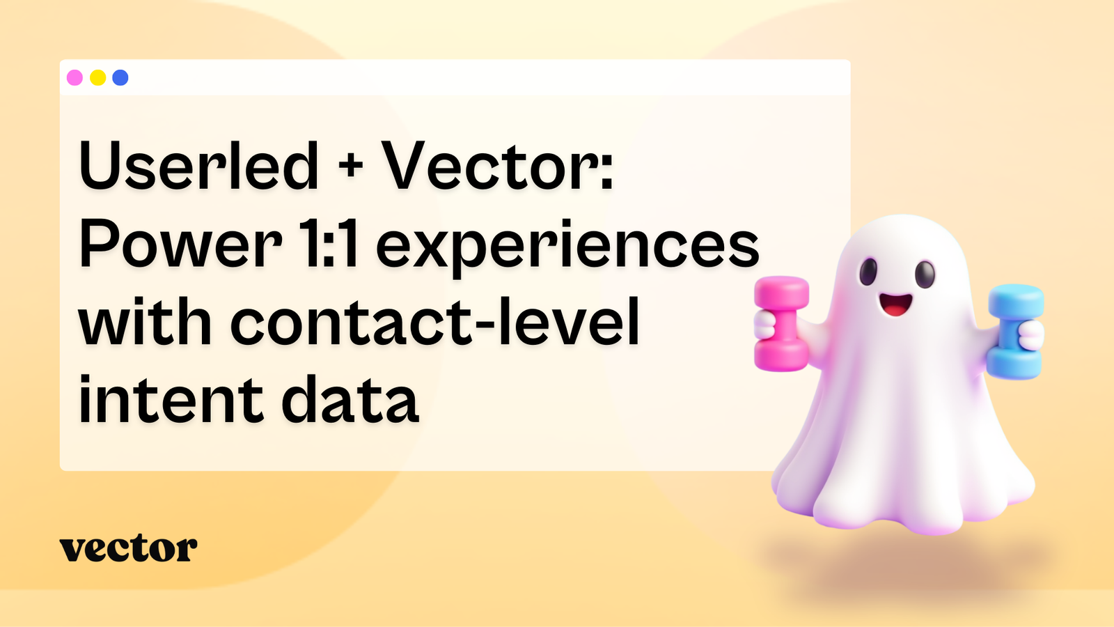 Userled + Vector: Power personalized buyer experiences with contact-level intent data