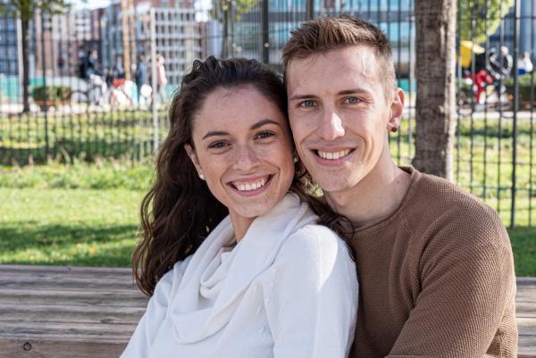 Young married couple