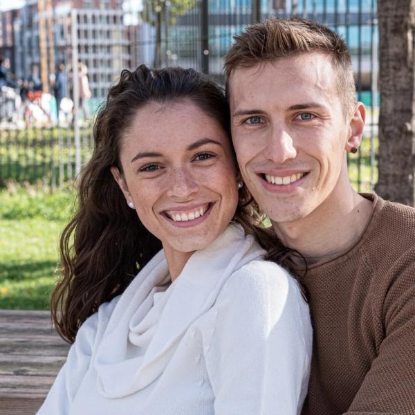 Young married couple