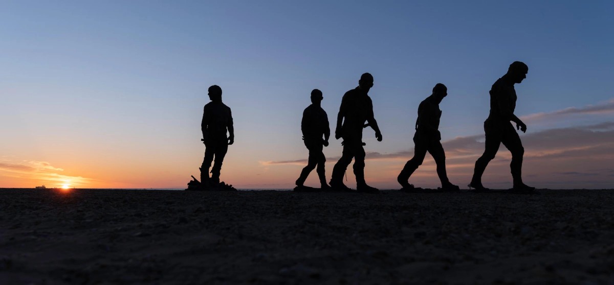 Five Men, One Sunset