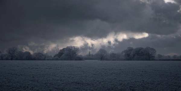 Winter Fields, Suffolk