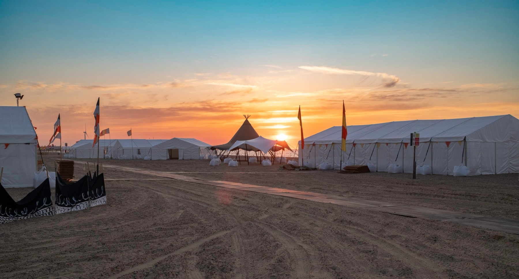 Early morning at Firstlight festival