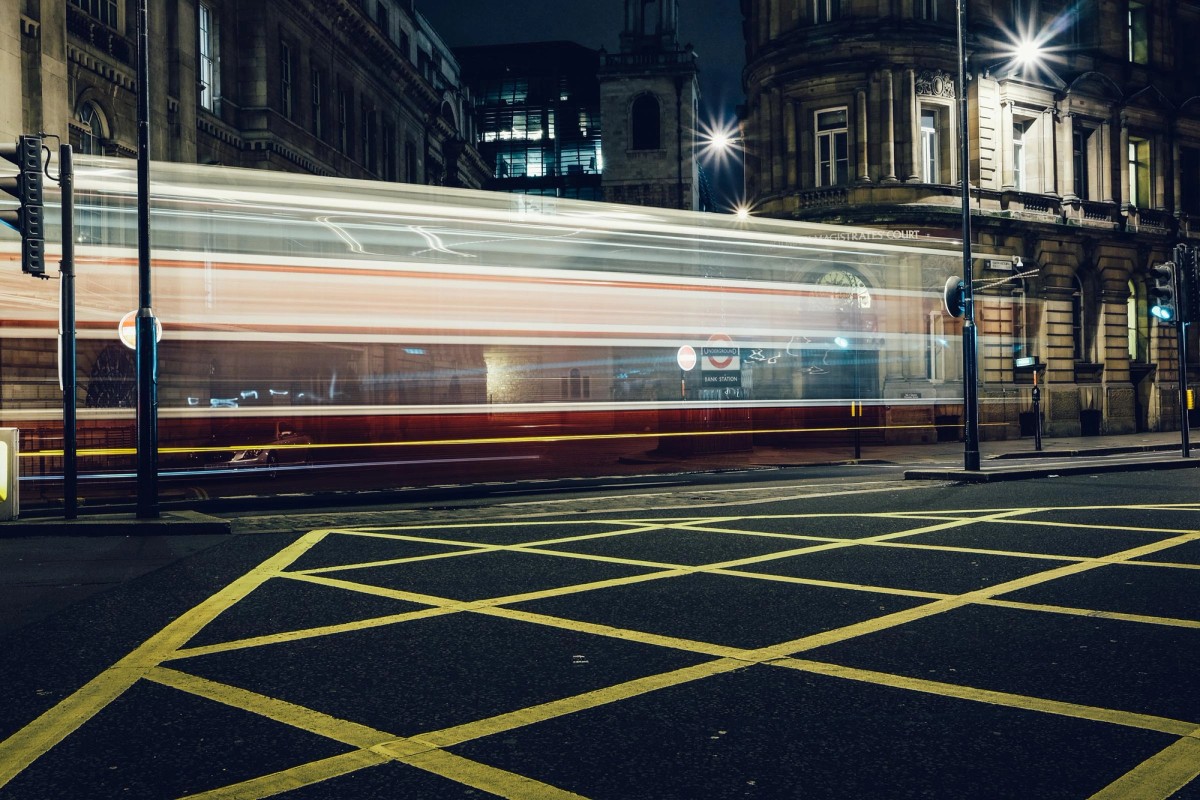 Bus at Bank Station