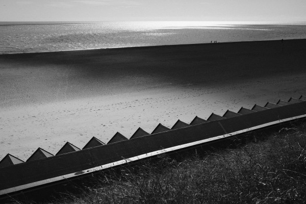 Beach Huts and Empty Shore