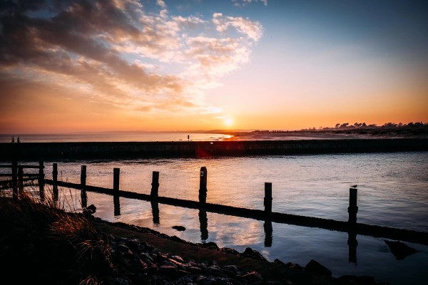 Sunset at the River Mouth