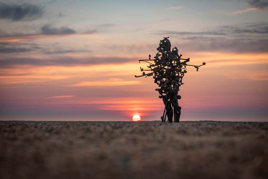 Borrowed Breath by Suffolk sculptor Laurence Edwards
