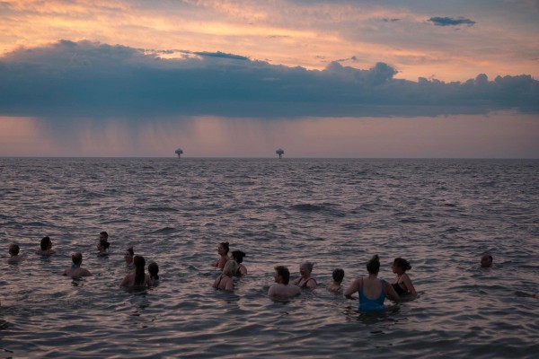 First Light, First Swim