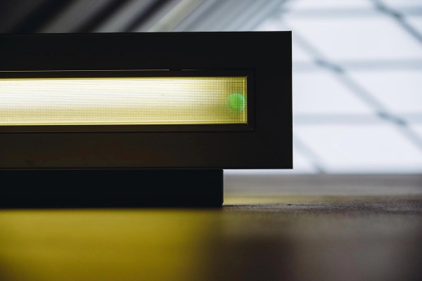 Close-up of a industrial light