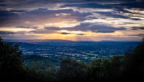 Last Light Over the Valley