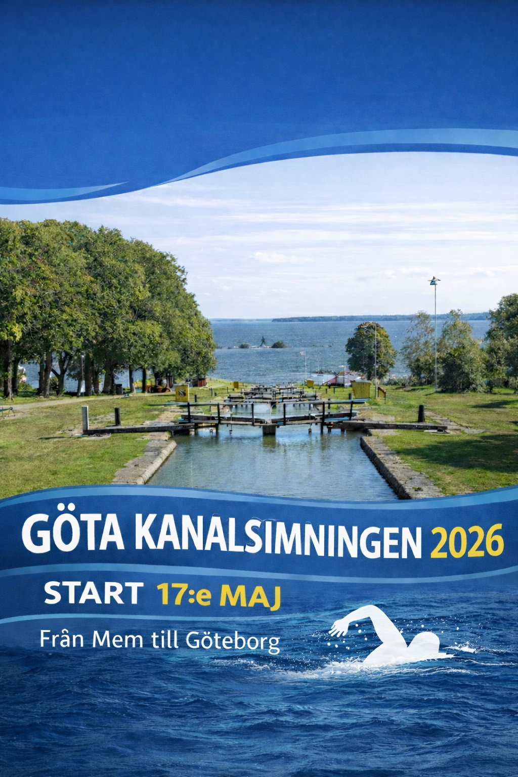Götakanal-simningen - 400 km genom Sverige 