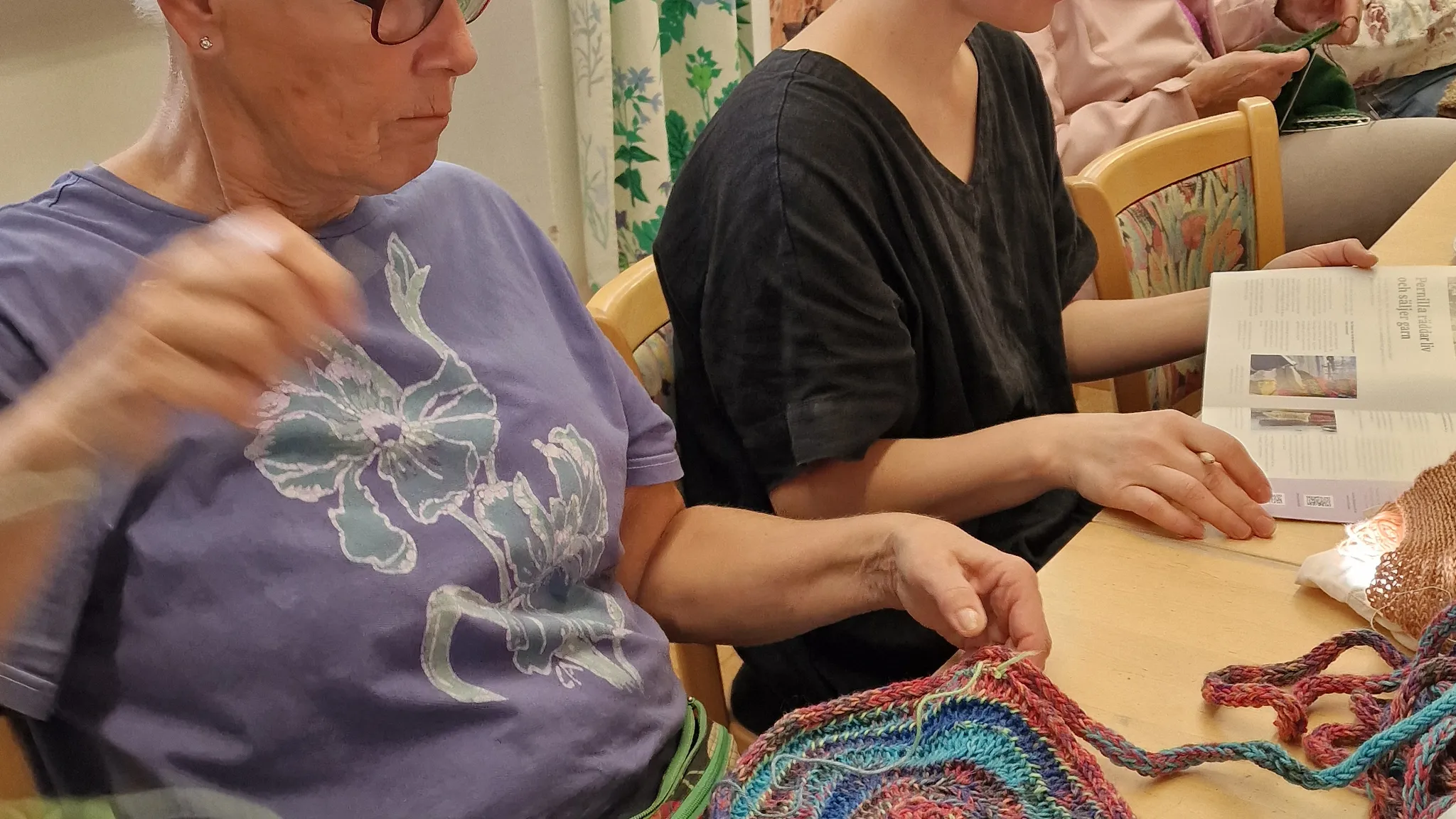 Handarbetshelg på Sparven