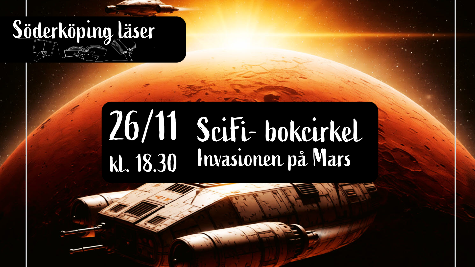 SciFi-bokcirkel - Invasion på Mars
