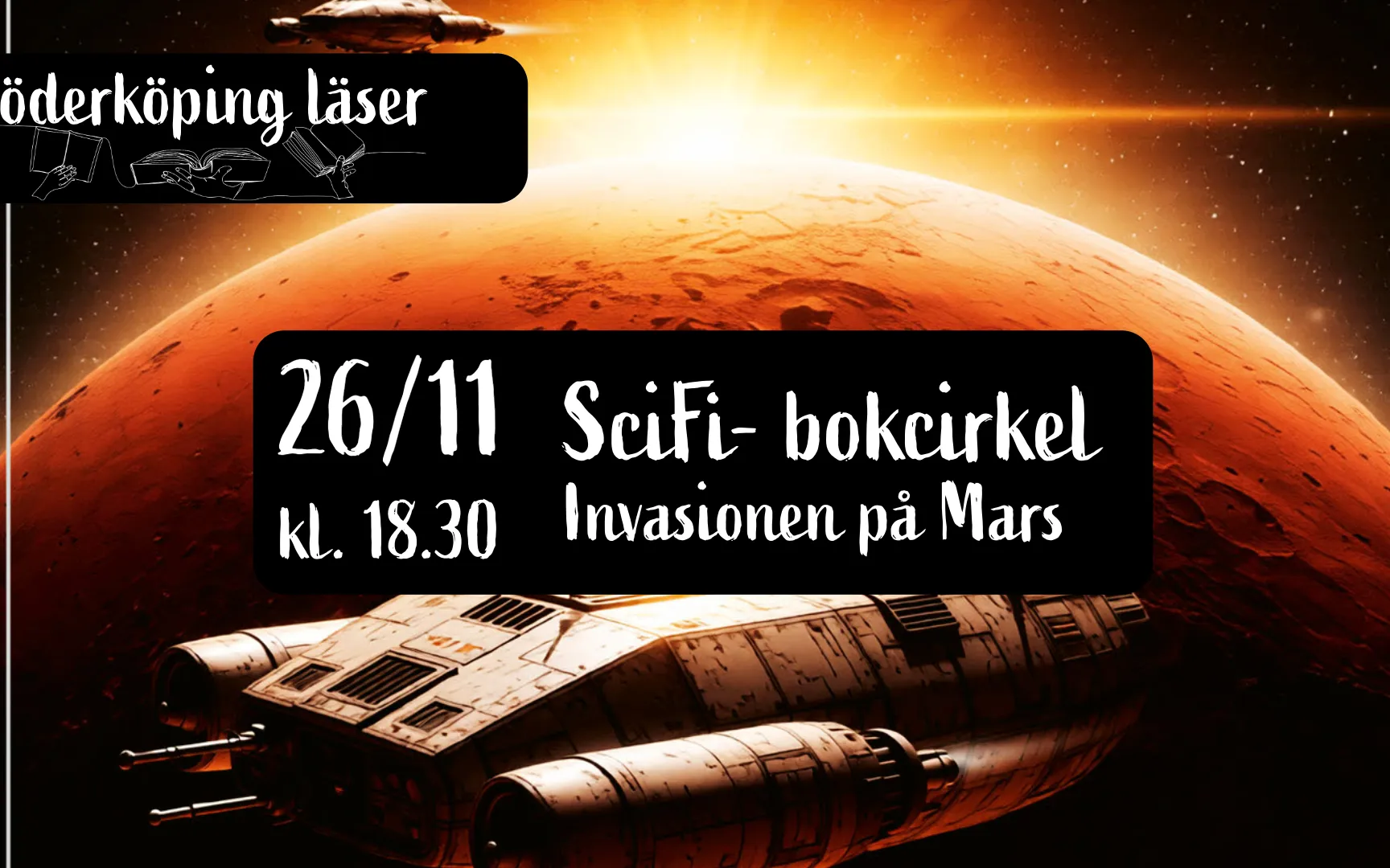 SciFi-bokcirkel - Invasion på Mars