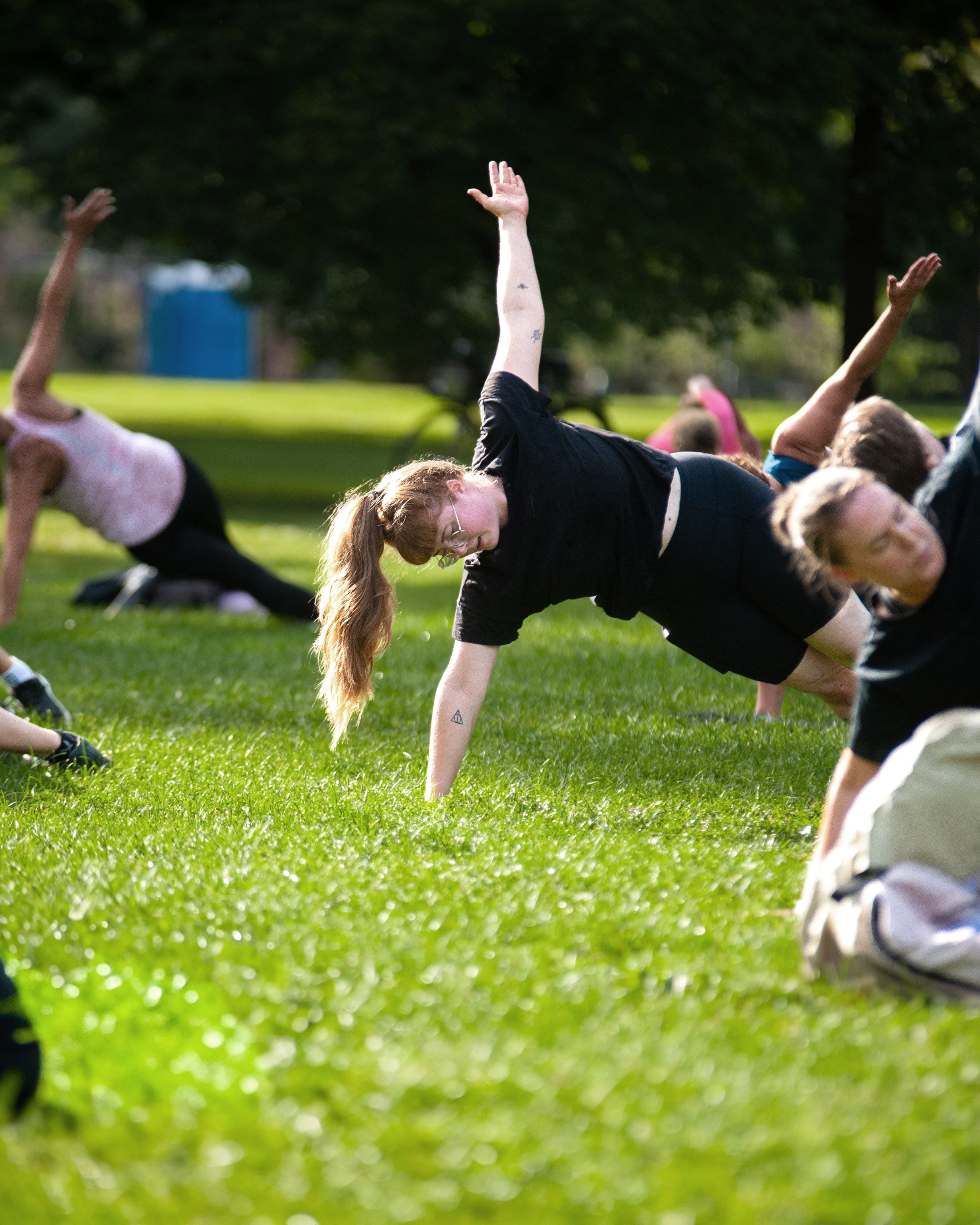Parkträning med Friskis