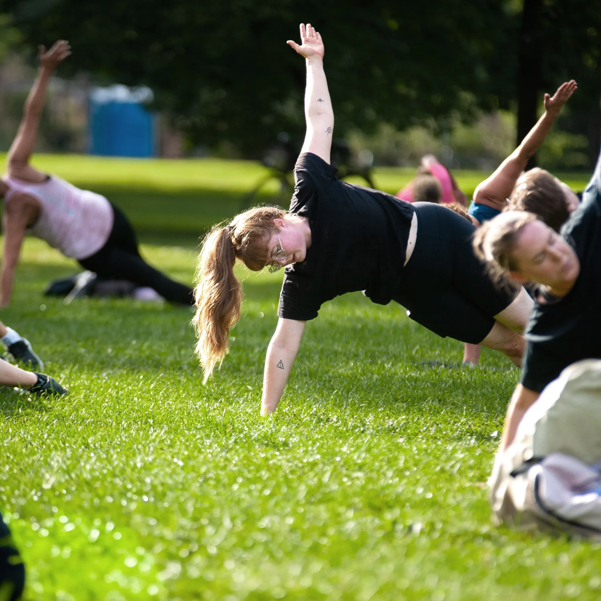 Parkträning med Friskis