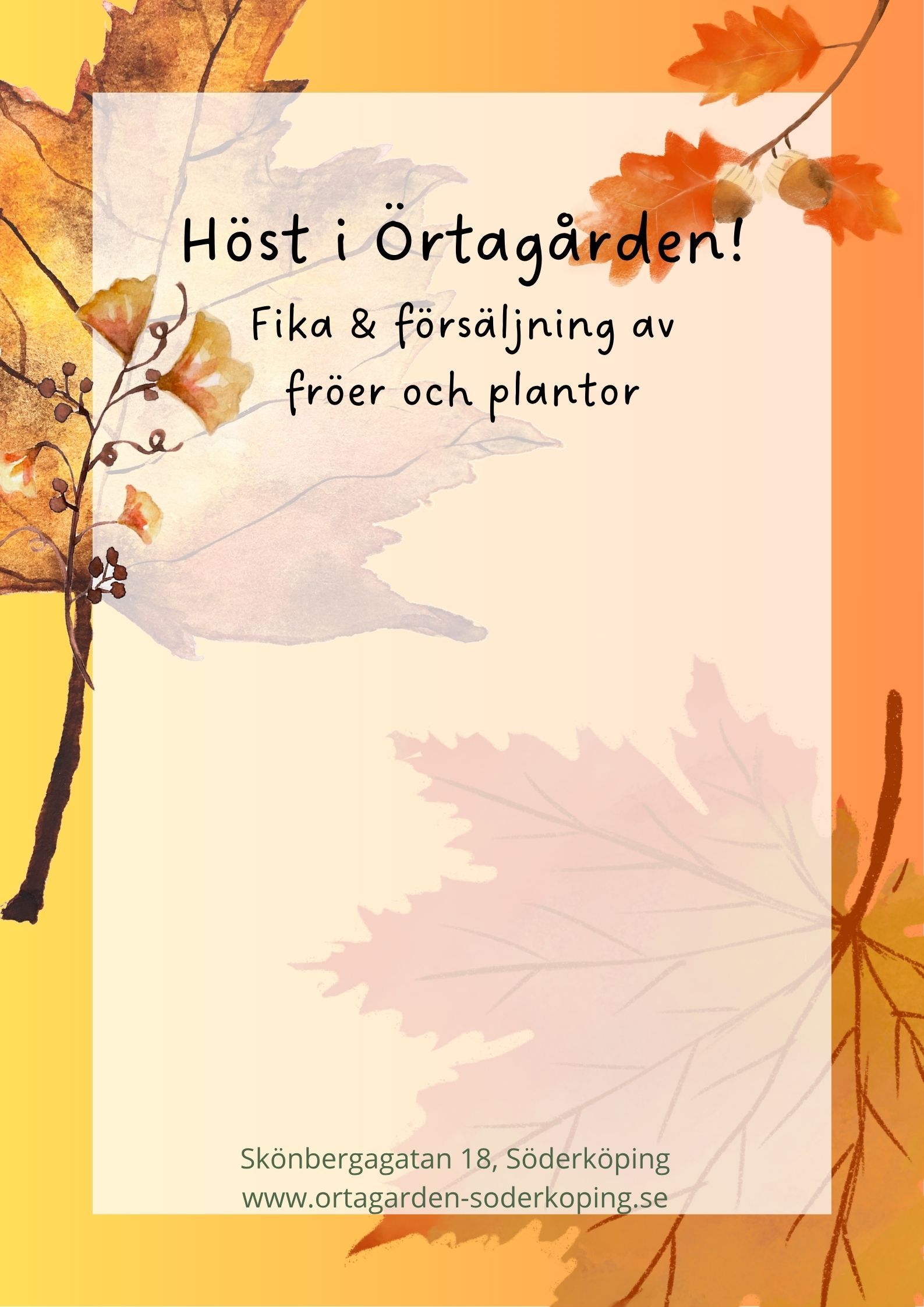 Höst i Örtagården