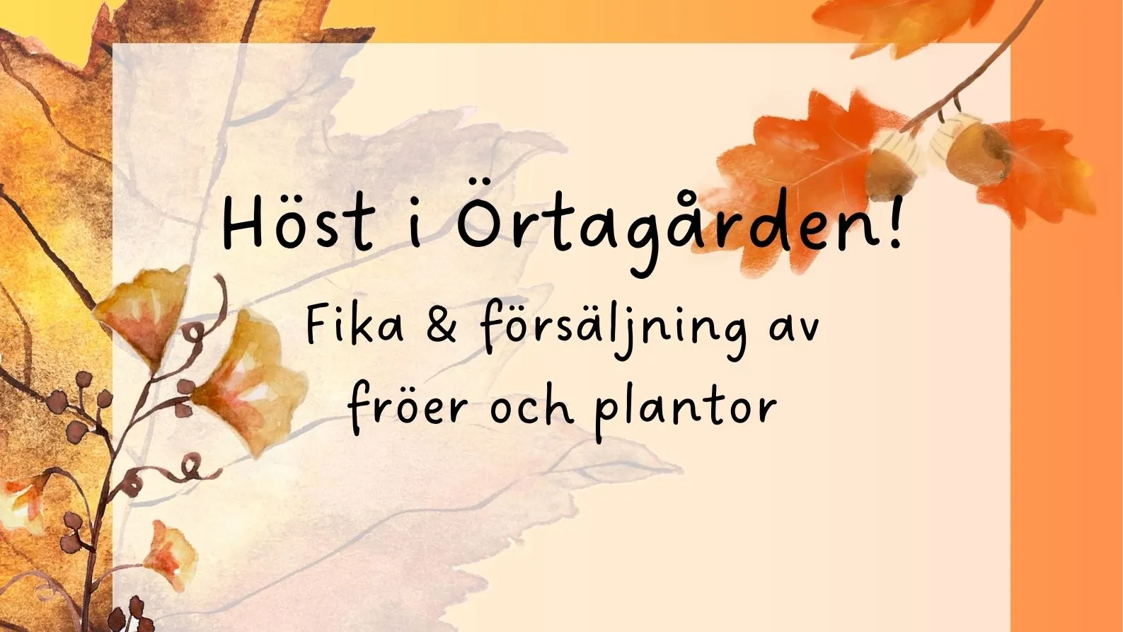 Höst i Örtagården