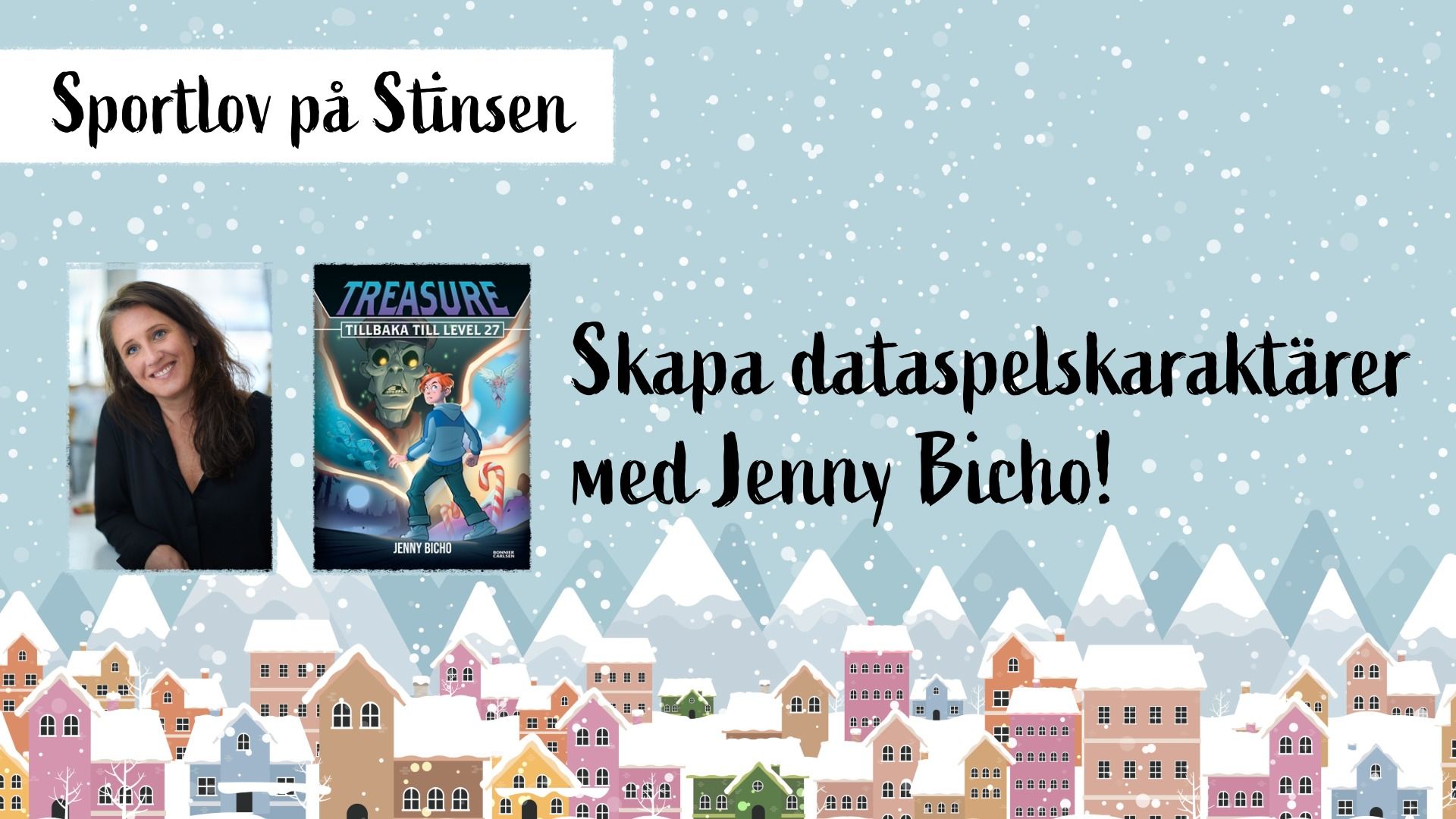 Sportlov på Stinsen - Skapa dataspelskaraktärer med Jenny Bicho