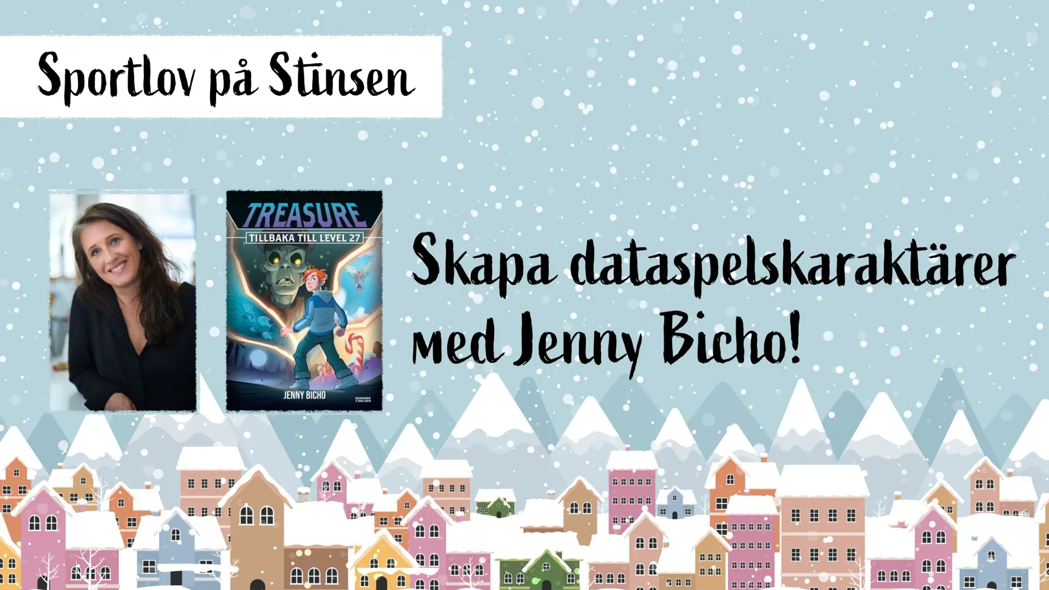 Sportlov på Stinsen - Skapa dataspelskaraktärer med Jenny Bicho
